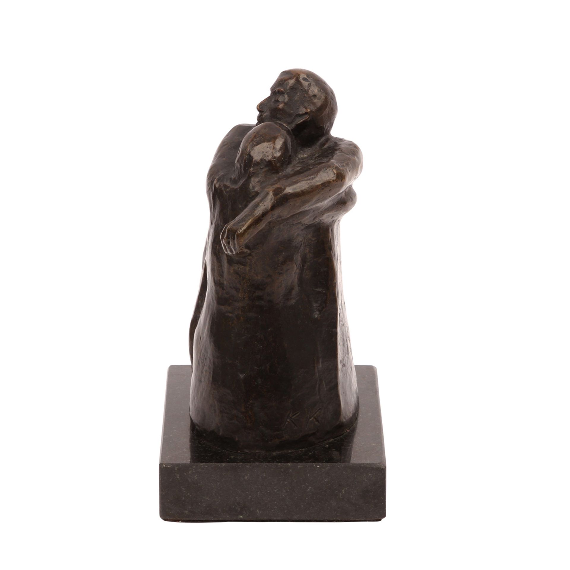 KOLLWITZ, Käthe (1867-1945), NACH, Bronzeskulptur "Der Abschied", 20. Jh.Modell von Käthe Kollwitz - Image 4 of 5