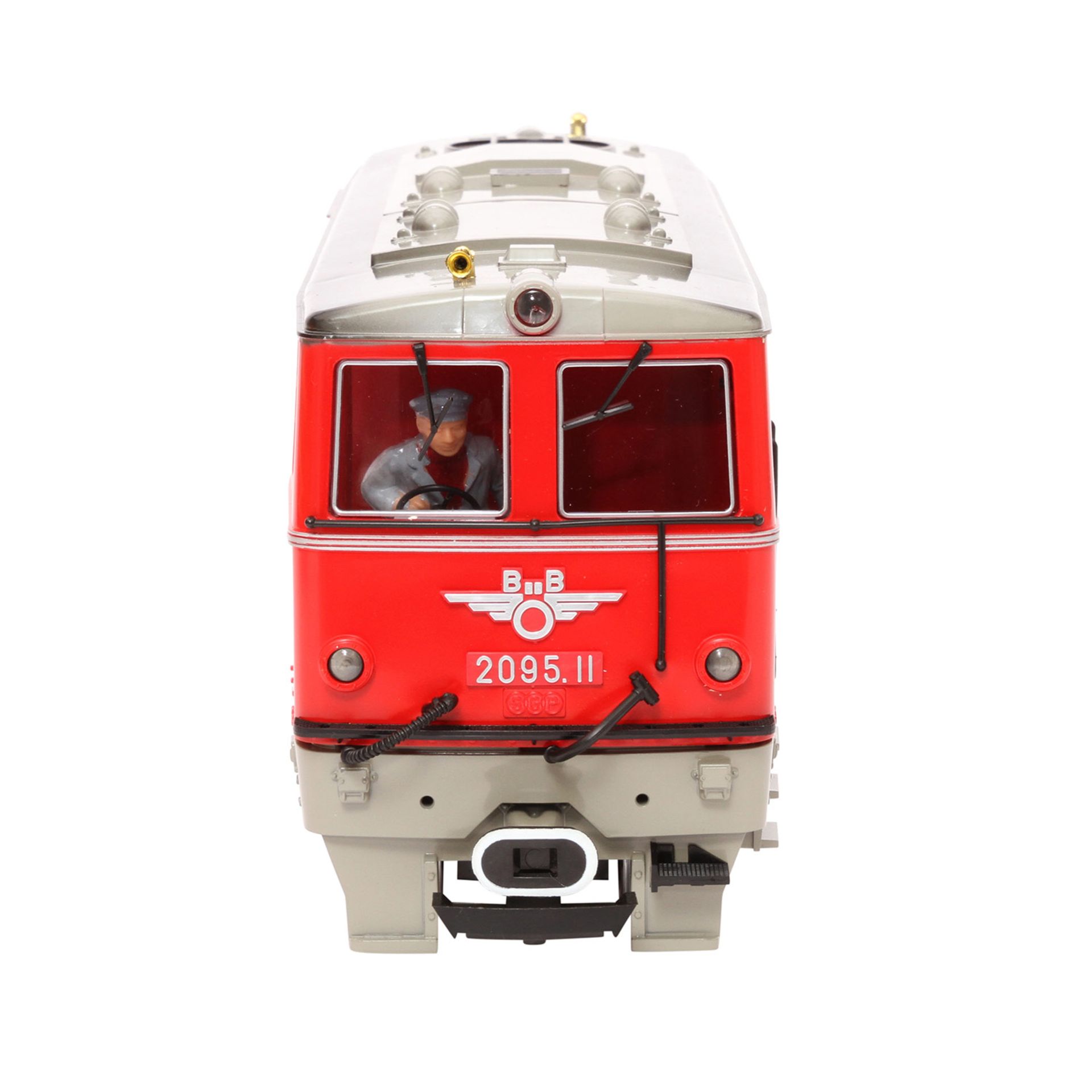 LGB Diesellok 2095, Spur G,rot, BN 2095.11, ÖBB, Stirnbeleuchtung, Türen zum Öffnen, 2 Signalhörner, - Image 5 of 7