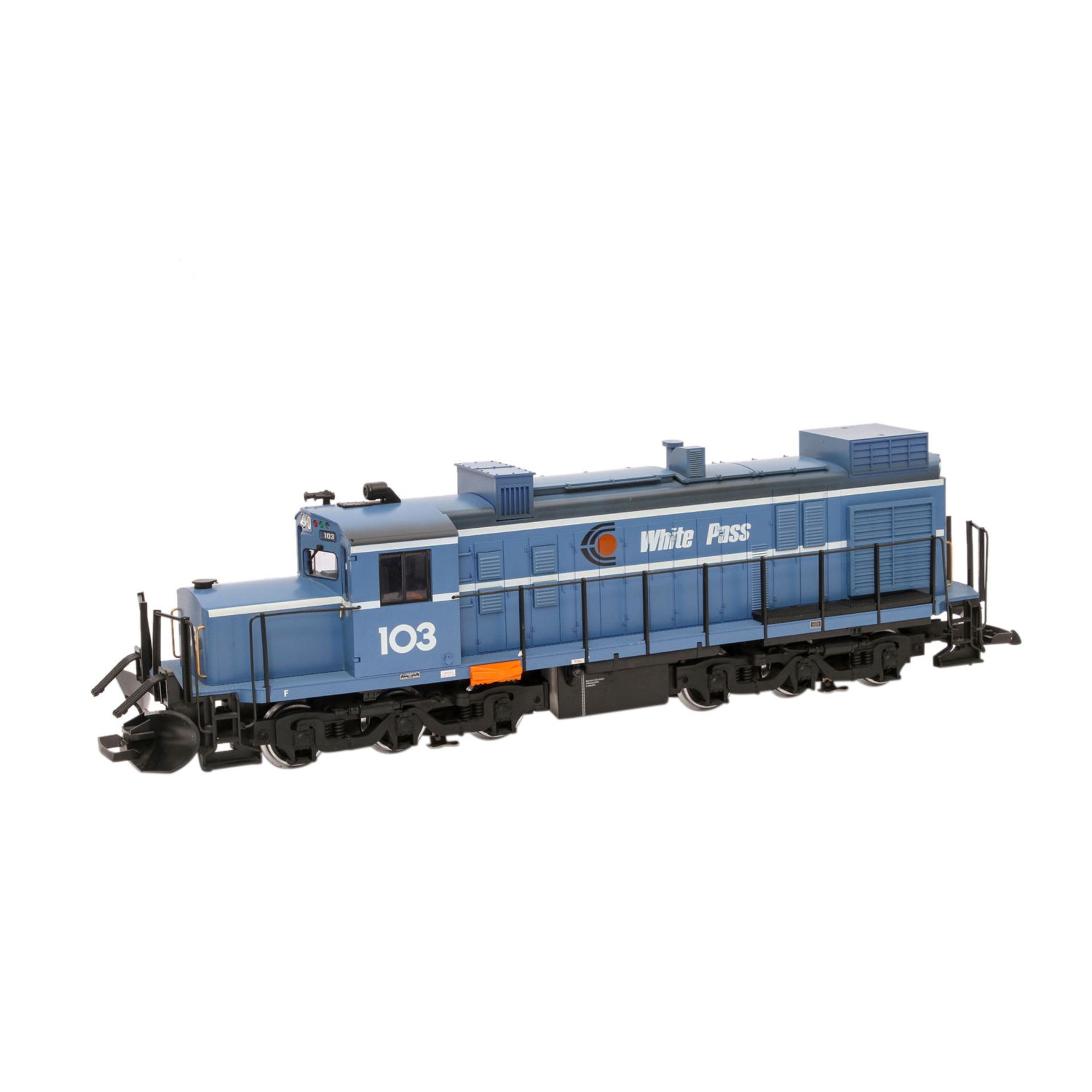 LGB Amerikanische Diesellok 2155 S, Spur G,blau, BN 103, White Pass & Yukon Railroad, Sound, 1 - Image 2 of 7