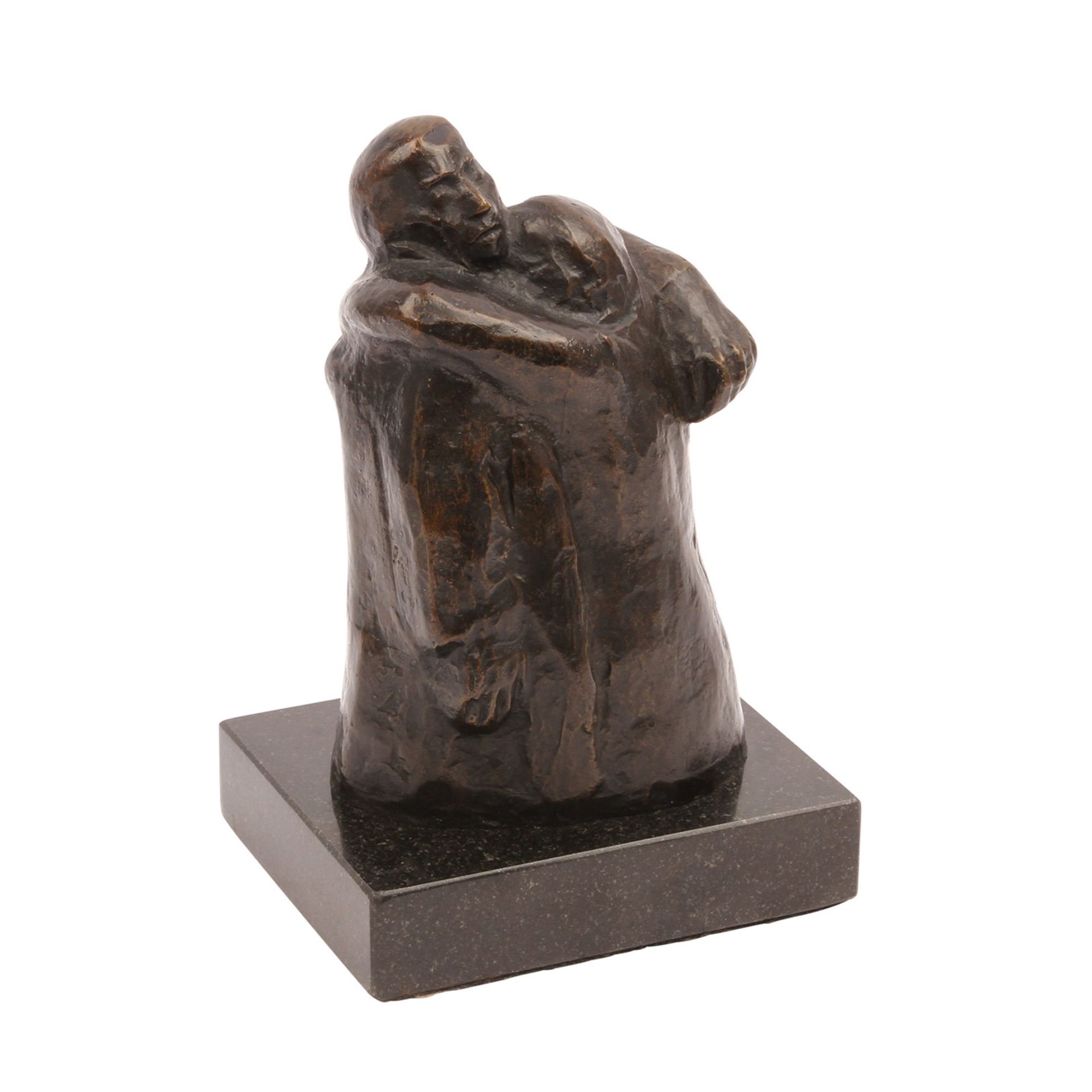 KOLLWITZ, Käthe (1867-1945), NACH, Bronzeskulptur "Der Abschied", 20. Jh.Modell von Käthe Kollwitz