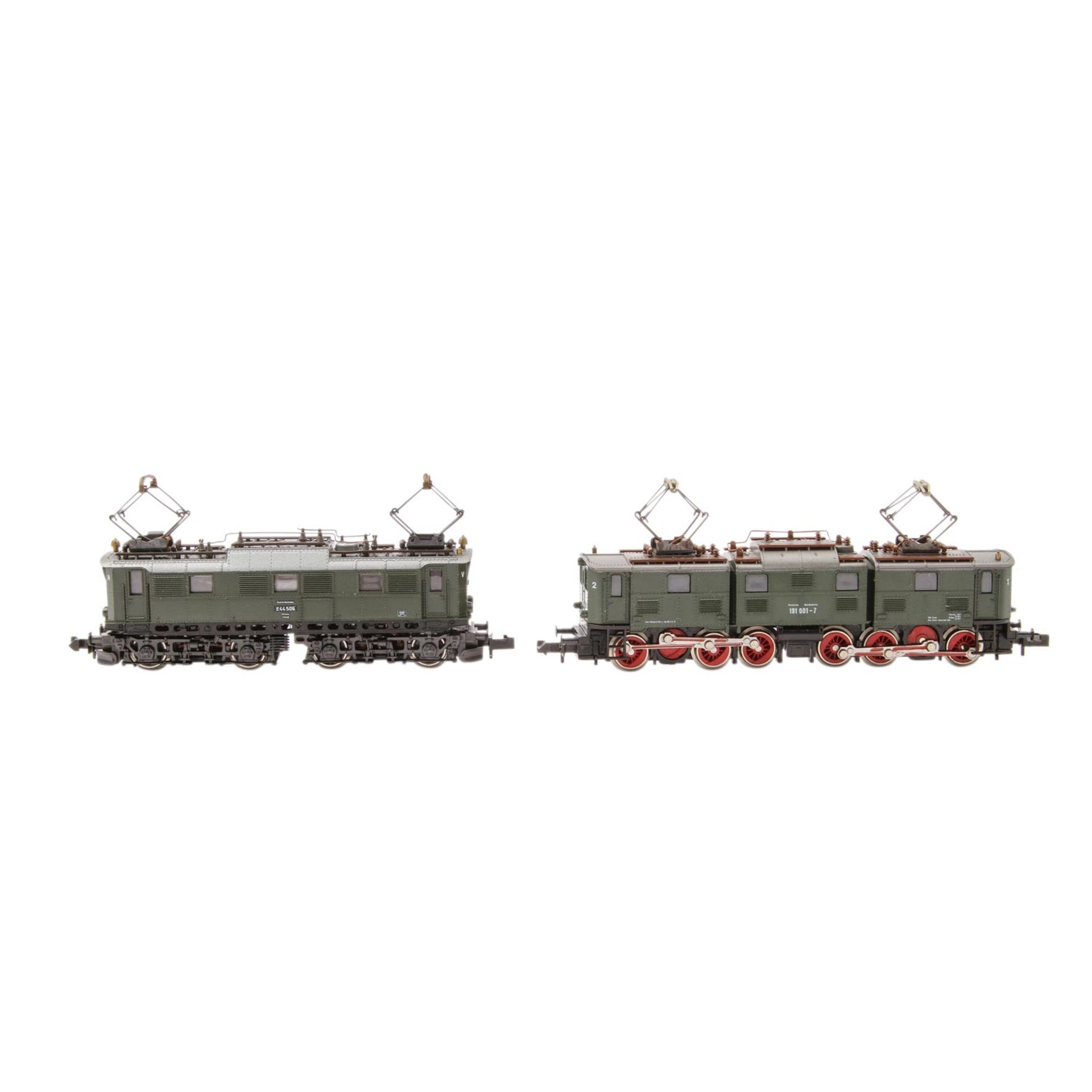 ARNOLD/ROCO Konvolut von vier Loks, Spur N,bestehend aus Tenderlok: schwarz, BN 78 164, DR; - Image 4 of 4