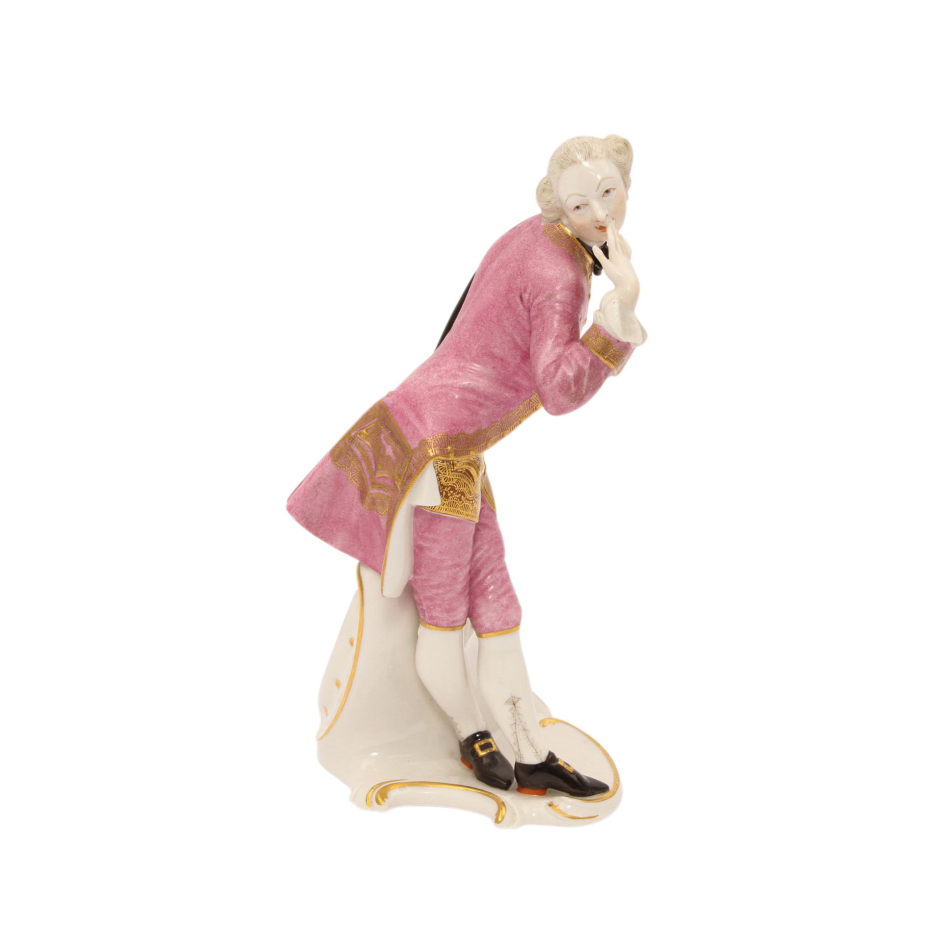 NYMPHENBURG "Octavio", Komödiantenfigur aus der Serie der Commedia dell'arte, 20. Jh.Modell von