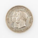 Württemberg - Silbermedaille 1823, Wilhelm I.(1816-1864), von Voigt und Loos, auf die Geburt des