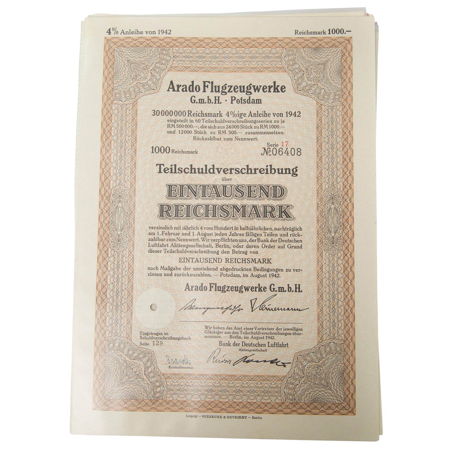 Historische Wertpapiere - Sammlung von etwa 130 Stück, Aktien und Anleihen, Schwerpunkt bei - Image 5 of 5