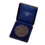 Preismedaille Weltausstellung Leipzig 1914 - Anerkennungsmedaille aus Kupfer, verliehen für