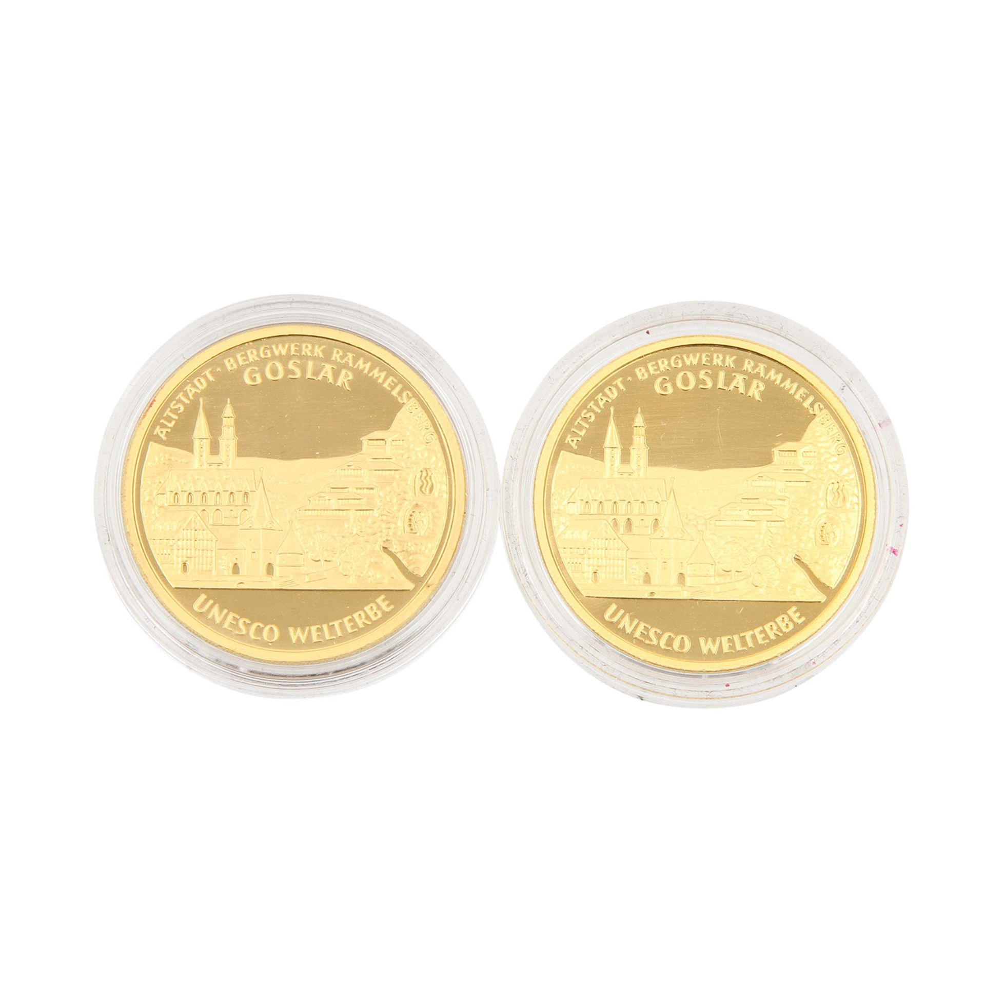 BRD/GOLD - 10 x 100 Euro in Gold mit 2 x 2005 A Fußball WM, 2006 A Weimar + 2006 J Weimar, 2007 A - Bild 7 aus 7