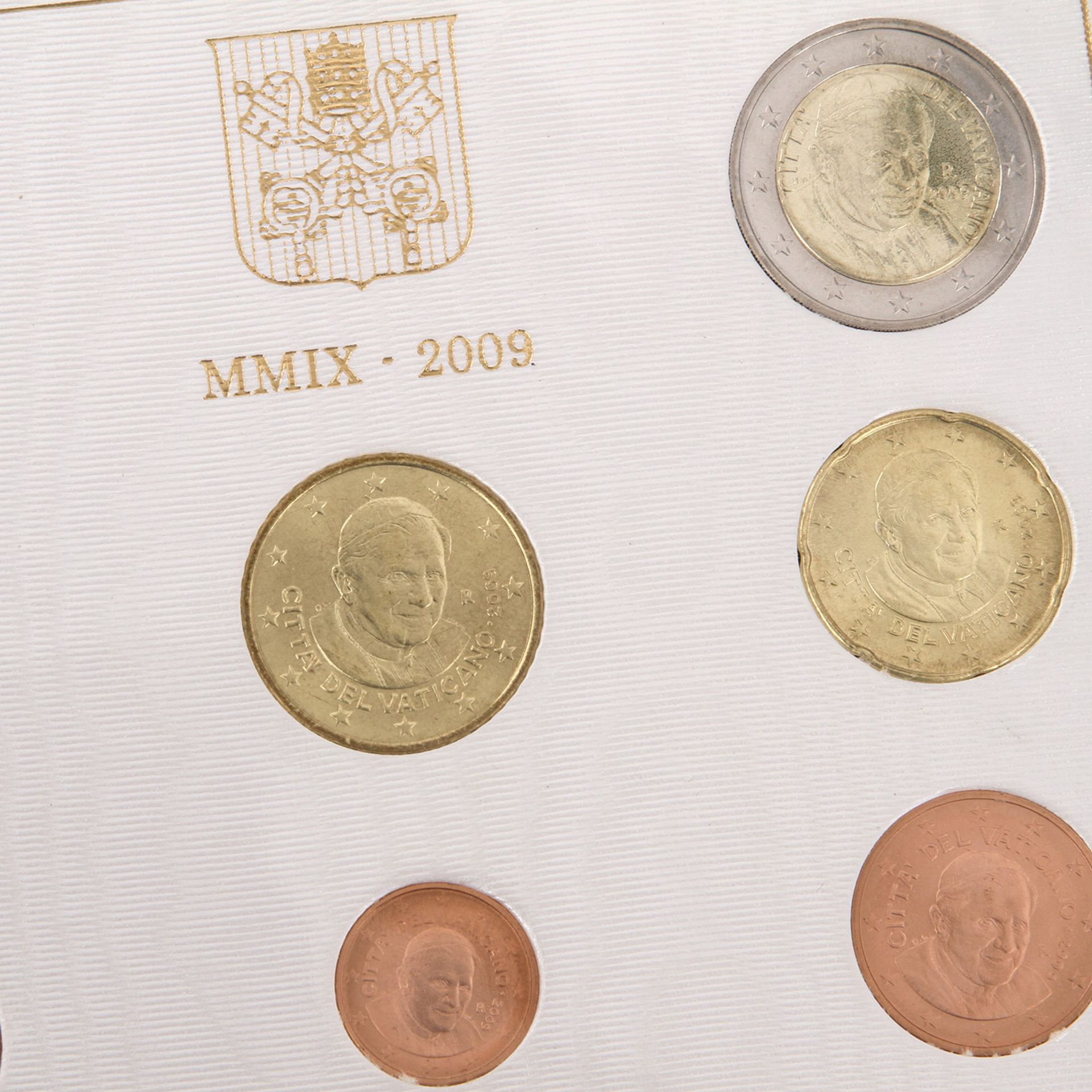 Vatikan - 2 x Euro-Kursmünzensatz 2009 sowie 2 x Prestige Kursmünzensatz + Medaille 2010. Bitte - Bild 3 aus 3