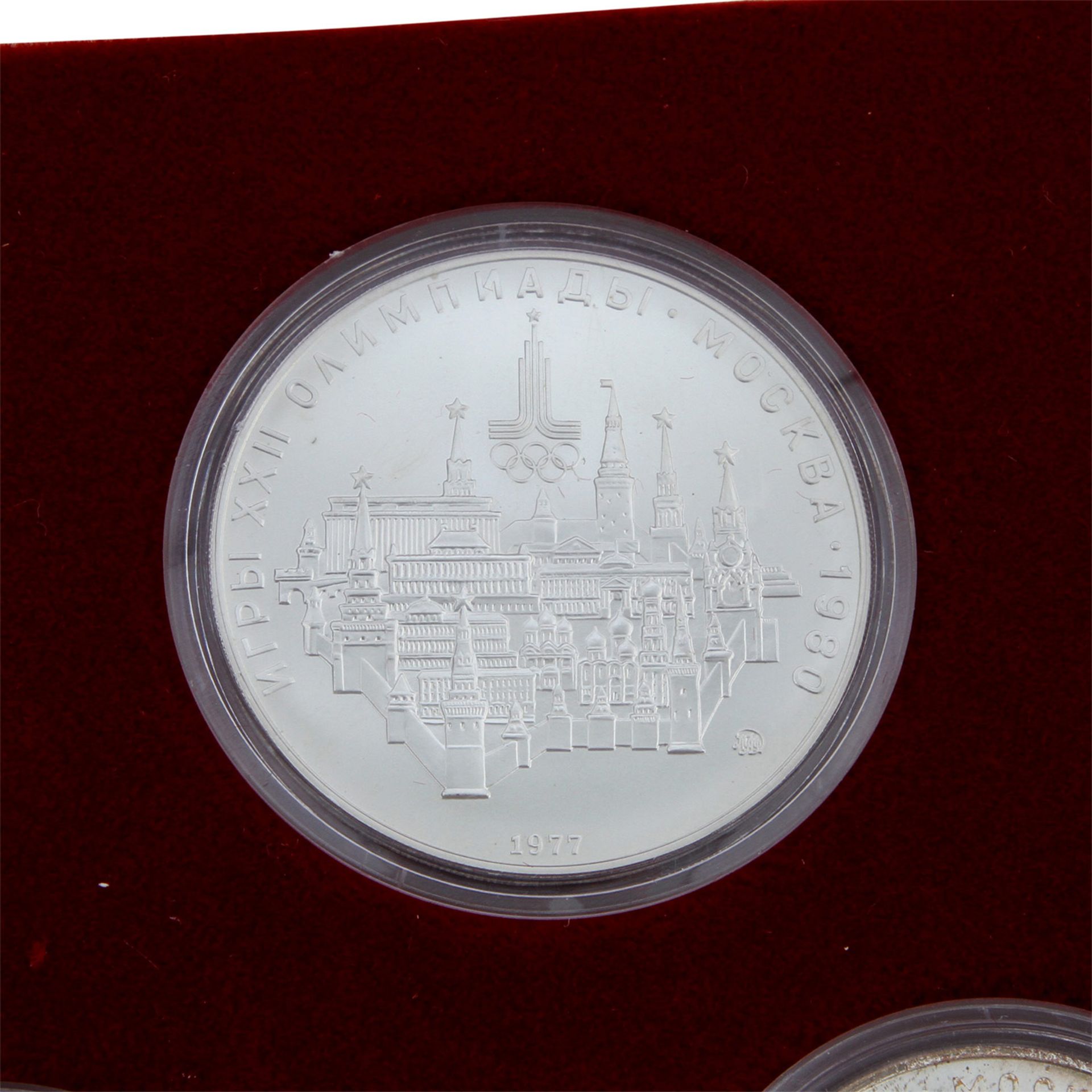 Russland - Olympiade Moskau 1980, Set 14 x 10 Rubel und 14 x 5 Rubel. St. - Bild 6 aus 6