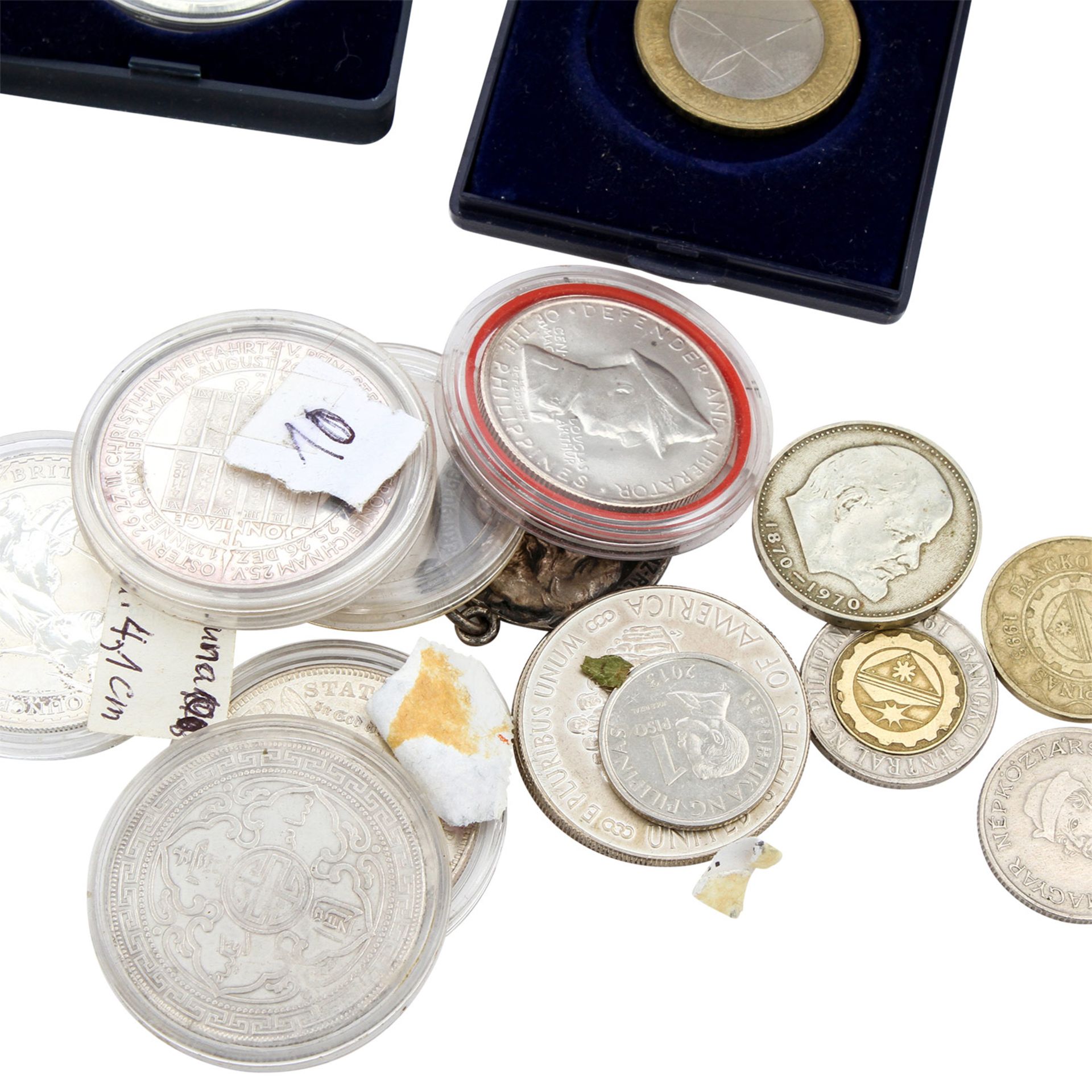 Konvolut - Diverse Silbermünzen, darunter auch einige Unzen, Medaillen, Kursgeld, Exoten. - Bild 4 aus 7