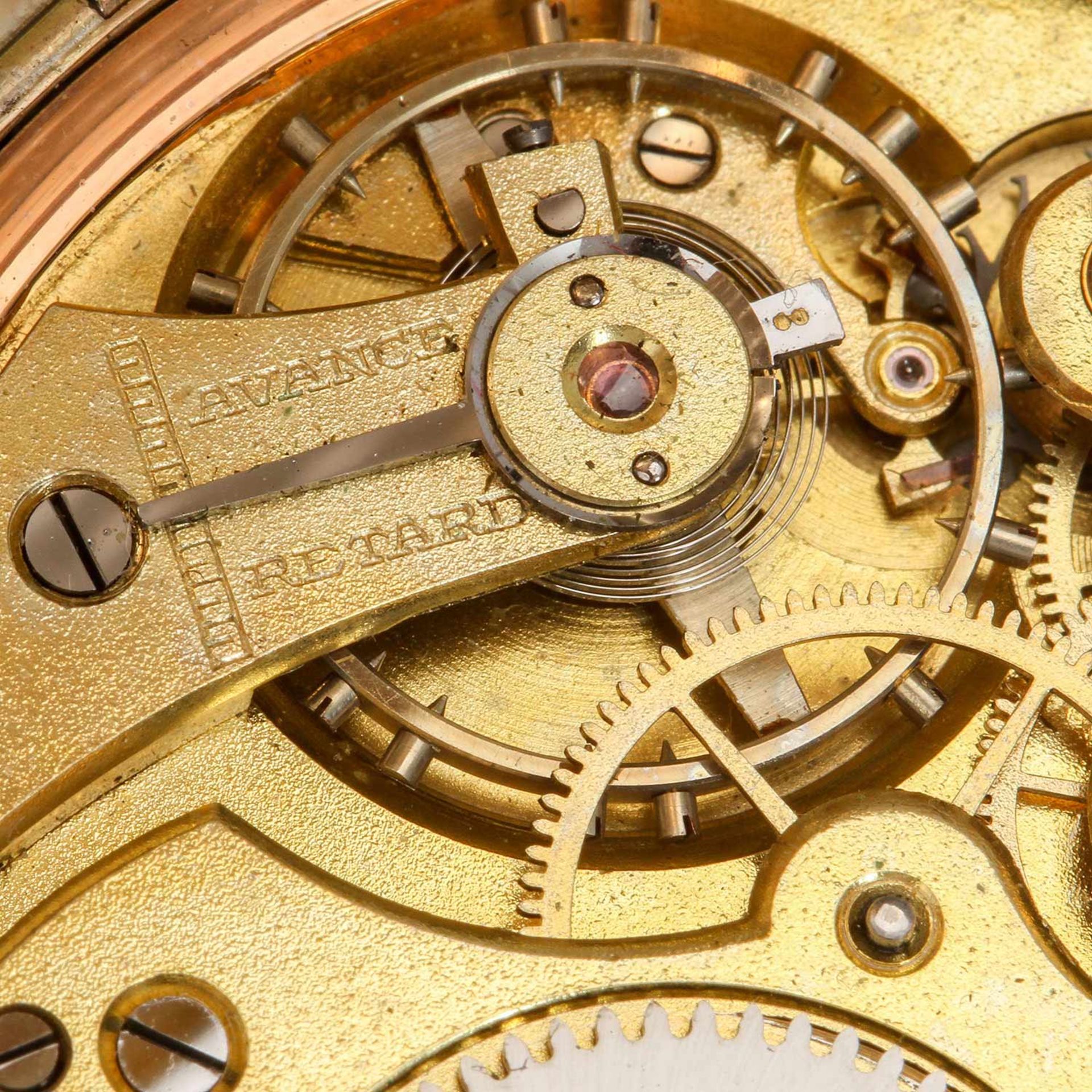 Goldene Taschenuhr, wohl wenig benutzt, im originalen Etui, Uhrwerk verharzt (läuft nicht an), - Bild 10 aus 11