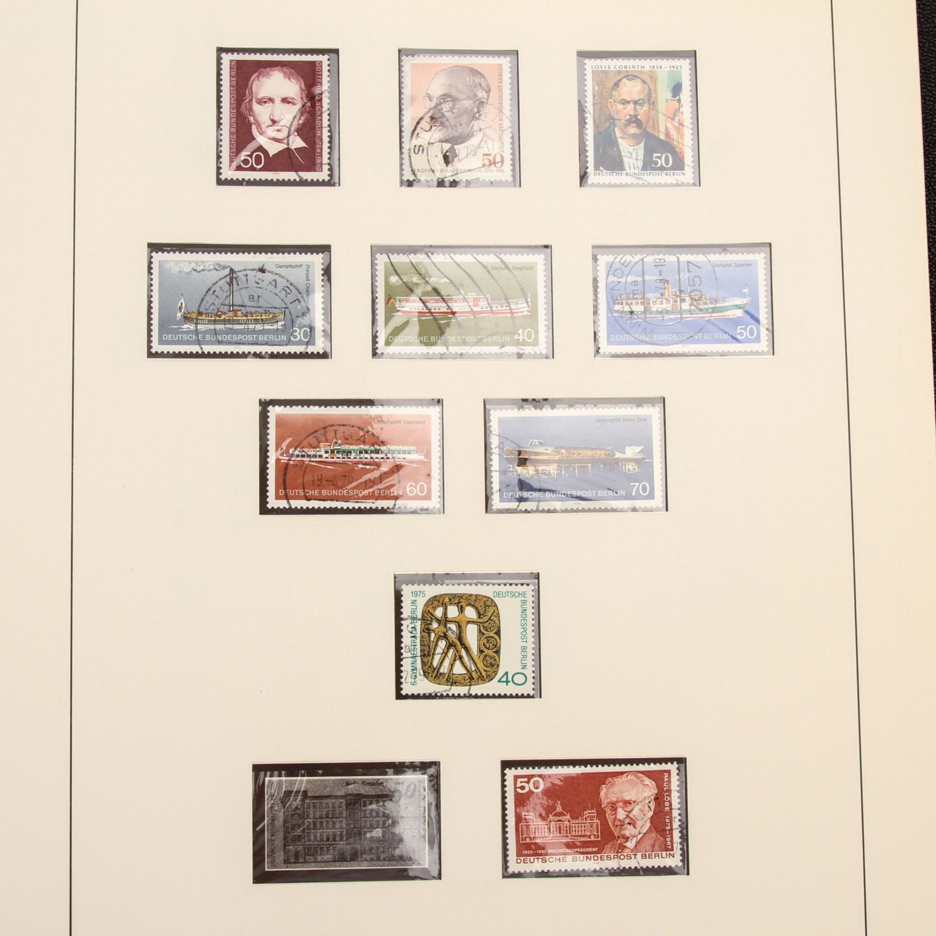 Bund / Berlin - Gestempelte Sammlungen von Bund und Berlin in 5 Vordruckalben. Bund ab 1949-ca 2007, - Bild 7 aus 10
