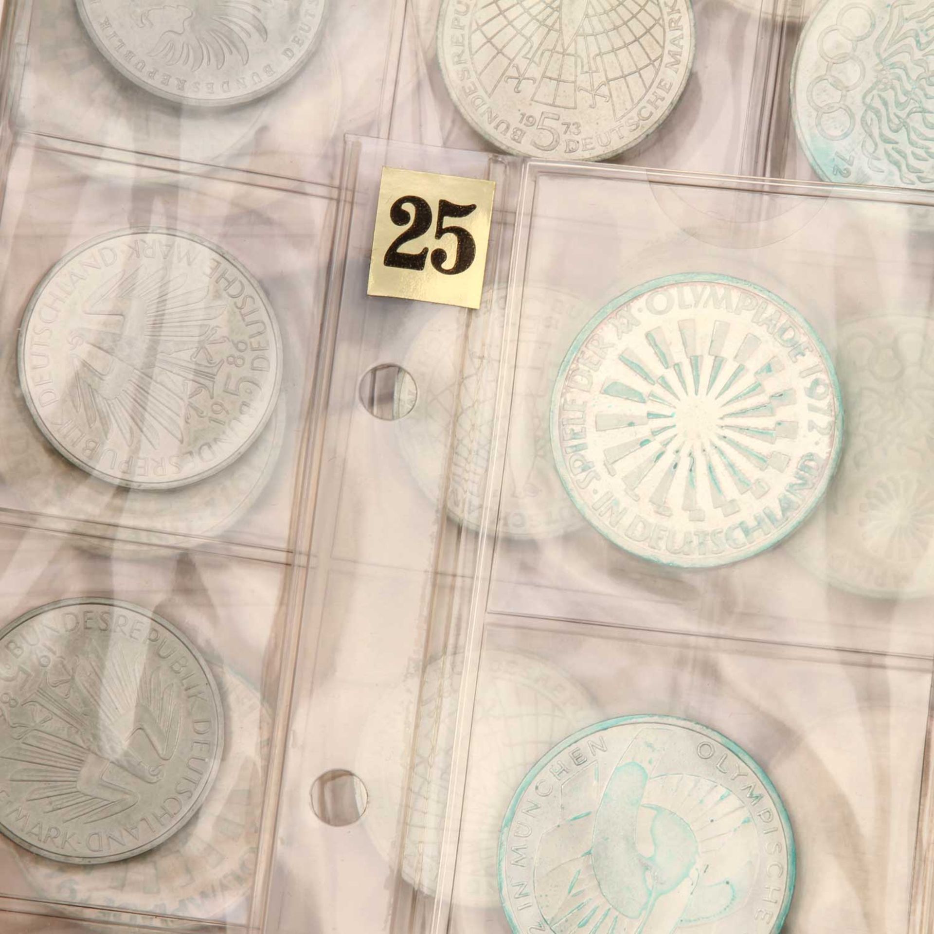 Größeres Silberlot mit Münzen BRD, III. Reich, Österr. Schillinge, Kanada, KMS BRD, Silberunzen - Bild 8 aus 15