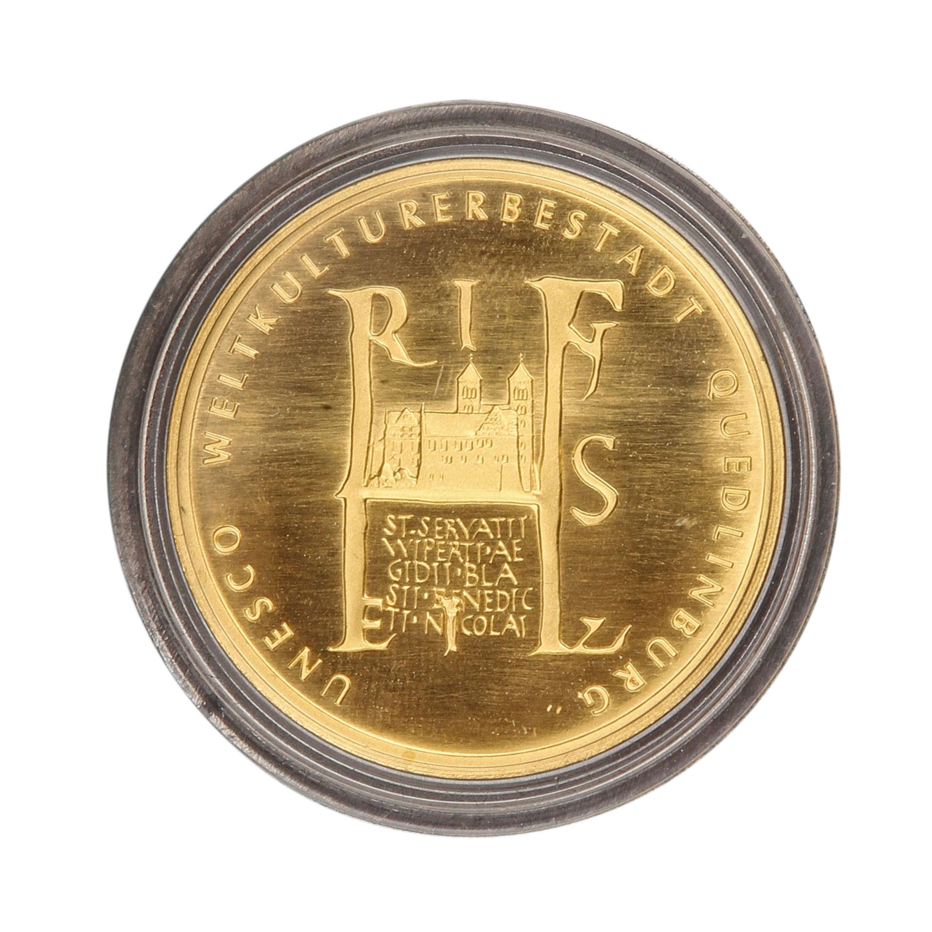 Schicker Goldposten BRD - bestehend aus 6 x 100 Euro der Jahre 2002/F, 2003 (3 x)/D (2 x) und A (1 - Bild 5 aus 7