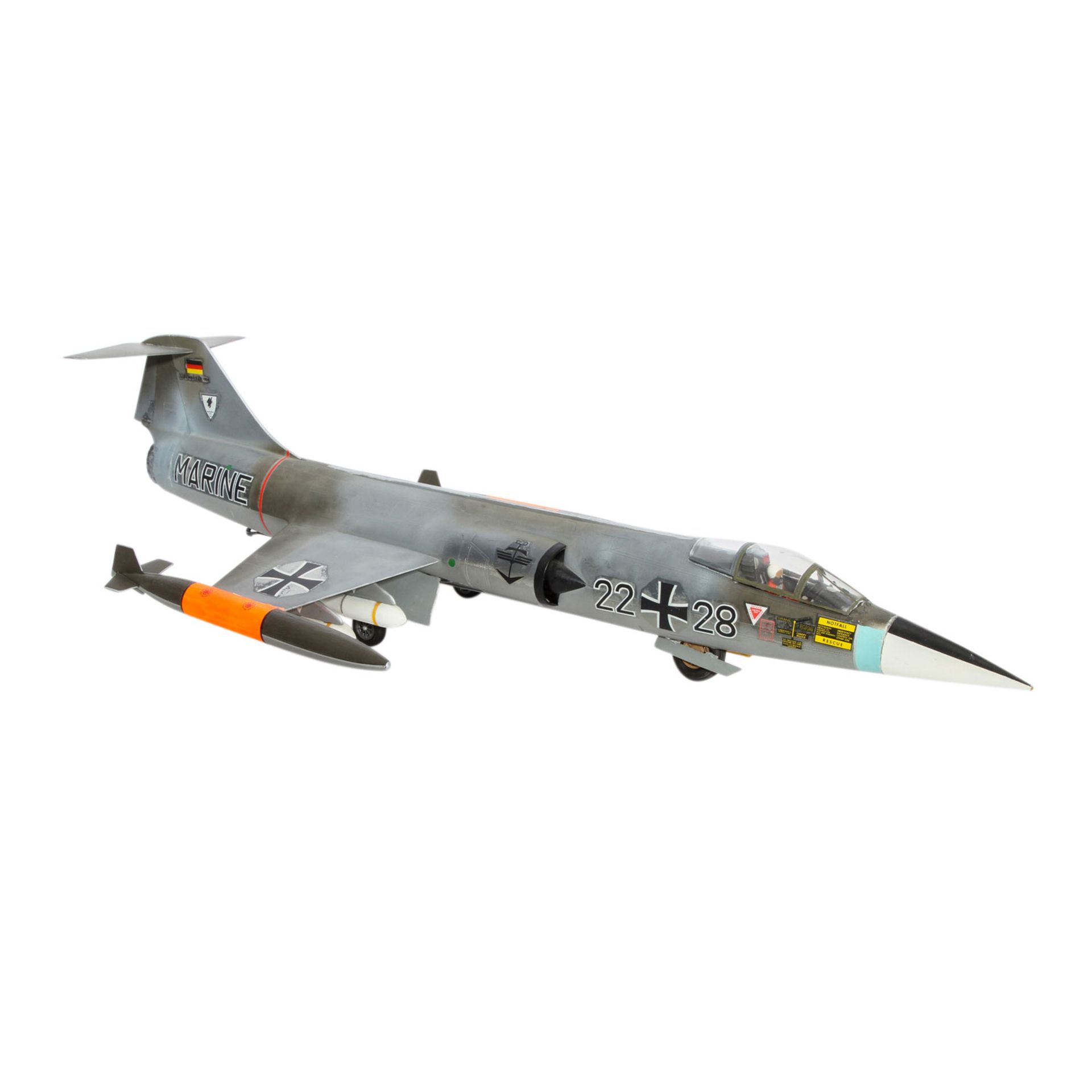 Konvolut von 6 Modellflugzeugen, BRD - 1 x Revell 1980, McDonnell F-4 Phantom II, 1 x Revell 1980, - Bild 23 aus 25