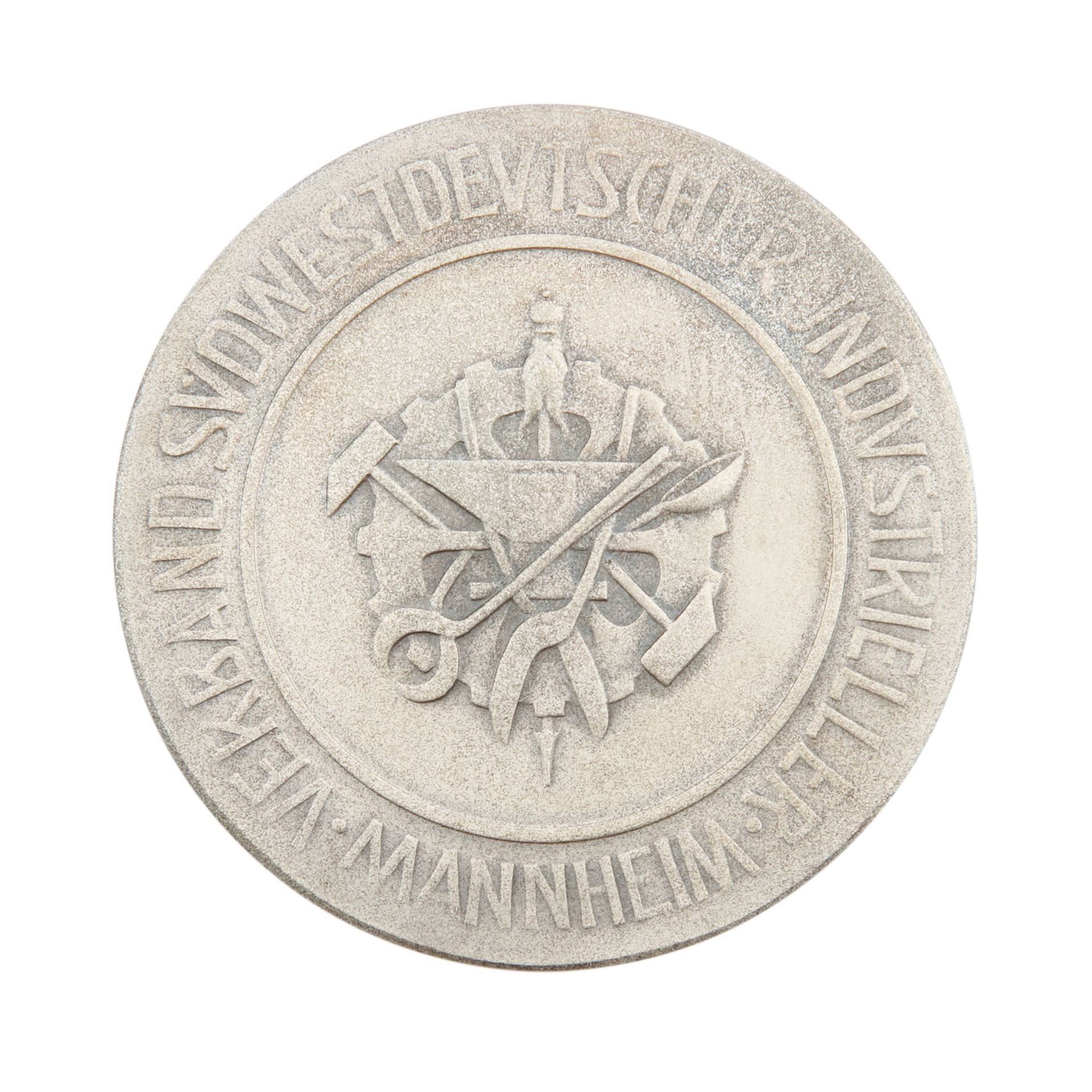 Medaille FÜR TREUE ARBEIT des Verbands Südwestdeutscher Industrieller Mannheim. Im originalen Etui - Bild 2 aus 3