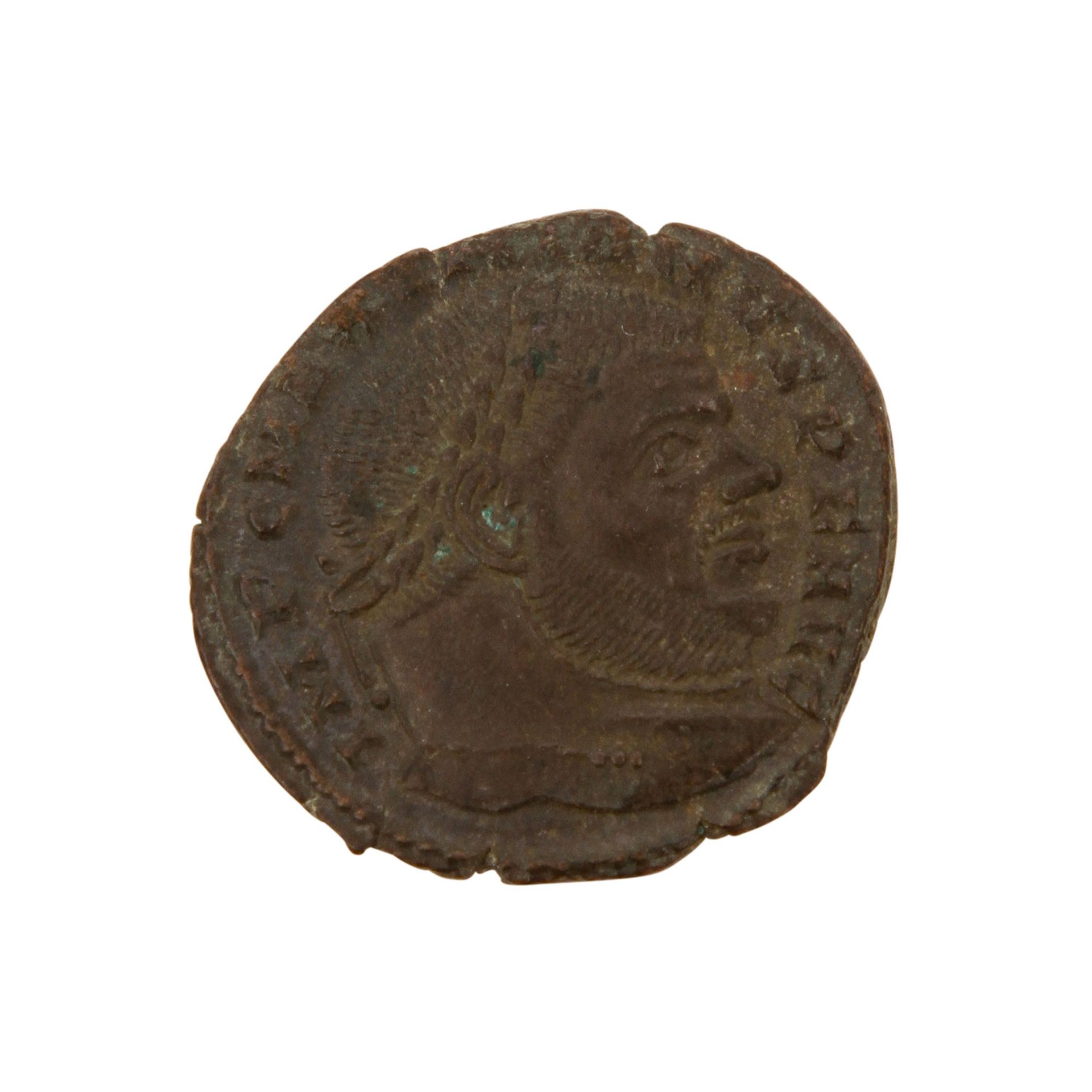 Römische Soldatenkaiser - Galerius Maximian, 305-311 n. Chr., Tempel, Folli, CONSERV-URB-SVAE, - Bild 3 aus 3