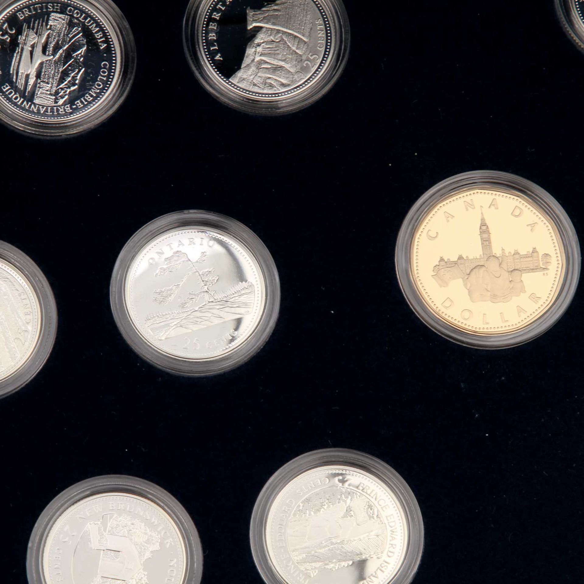 Größeres Silberlot mit Münzen BRD, III. Reich, Österr. Schillinge, Kanada, KMS BRD, Silberunzen - Bild 6 aus 15