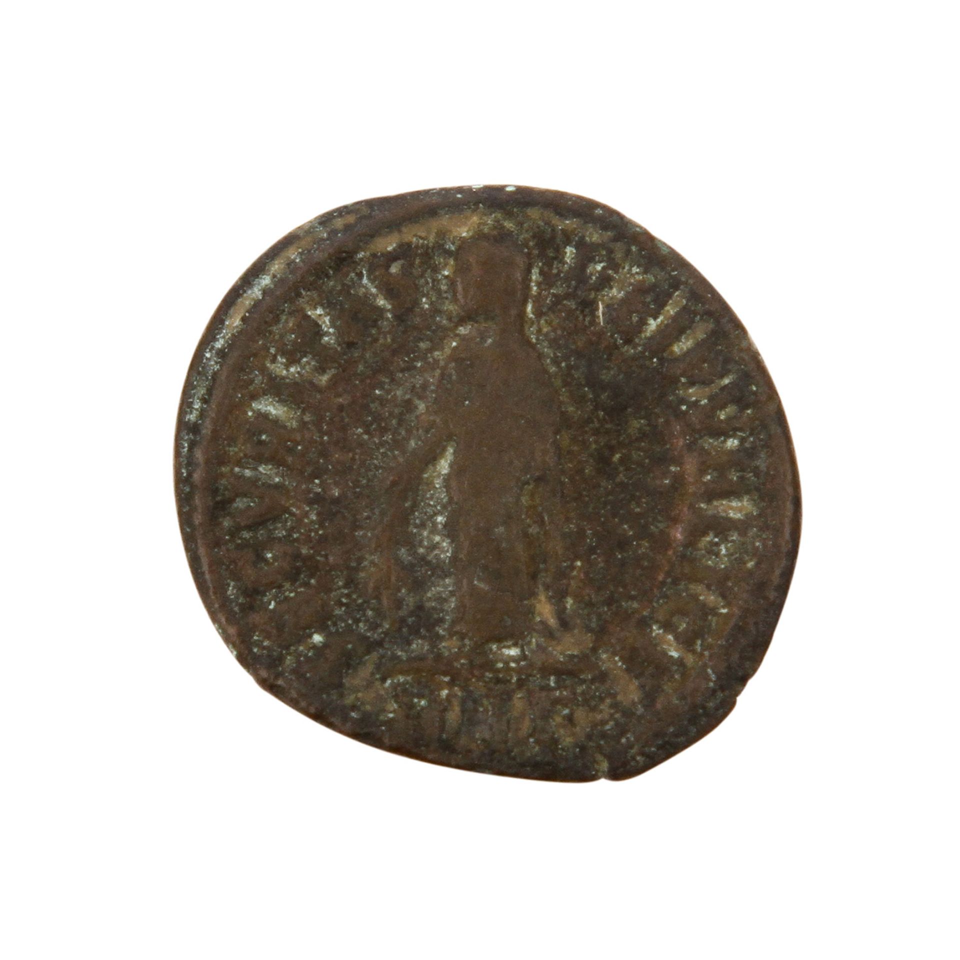 Römische Soldatenkaiser - Helena 4 x Follis, 306/330 n. Chr., Securitas, 2 Prägeorte: ANT und S. - Bild 2 aus 3