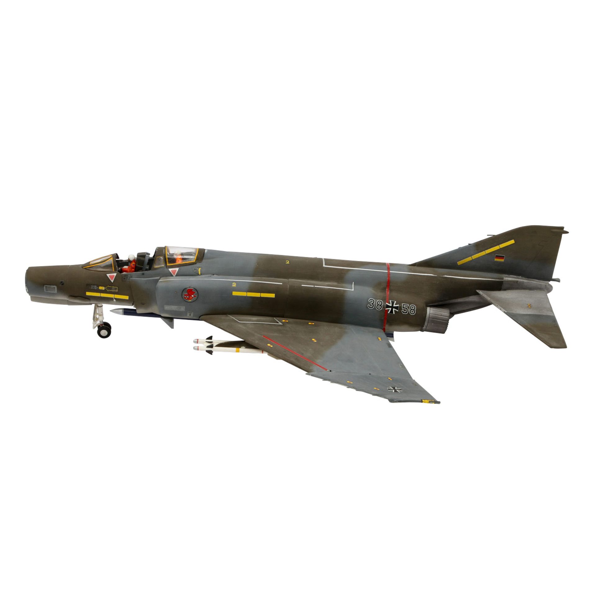 Konvolut von 6 Modellflugzeugen, BRD - 1 x Revell 1980, McDonnell F-4 Phantom II, 1 x Revell 1980, - Bild 4 aus 25