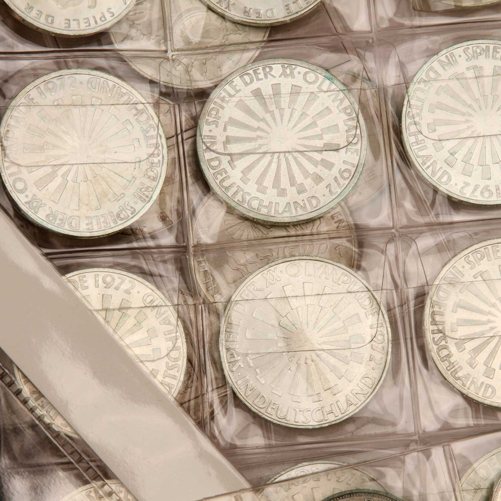 Größeres Silberlot mit Münzen BRD, III. Reich, Österr. Schillinge, Kanada, KMS BRD, Silberunzen - Bild 10 aus 15