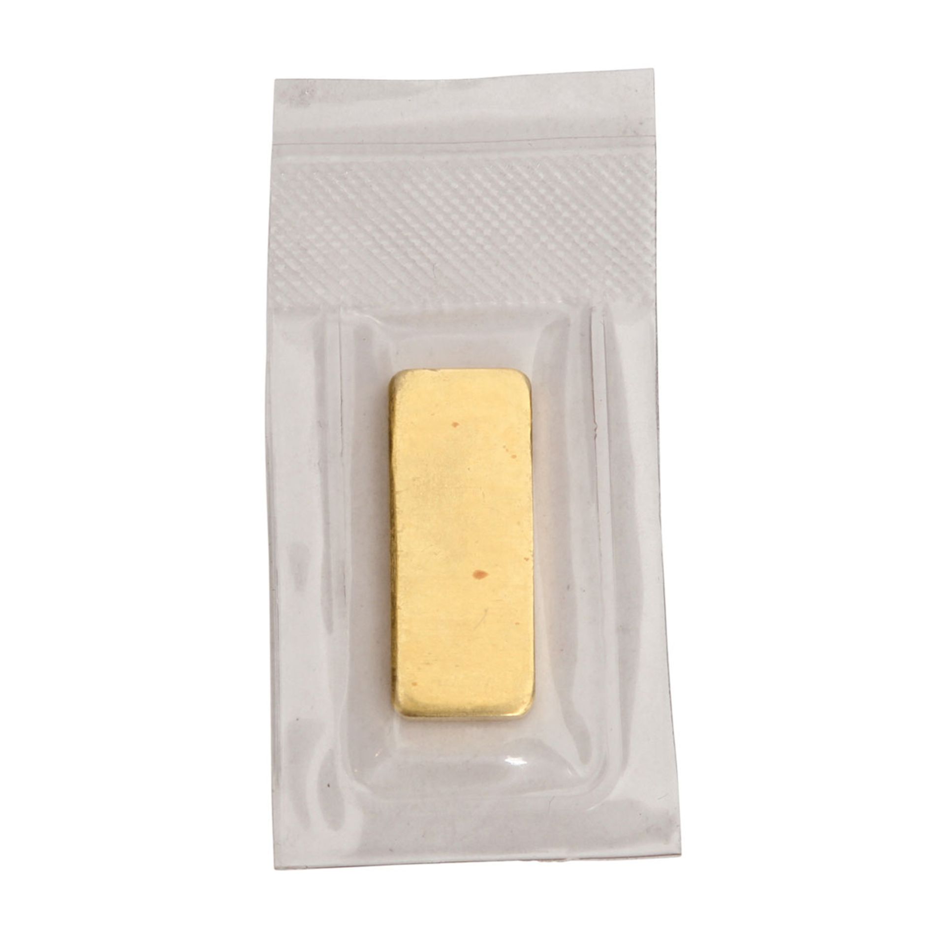 GOLDbarren - 10g GOLD fein, Goldbarren in hist. Form, Hersteller Degussa, geringe Oxidationsflecken, - Bild 2 aus 2