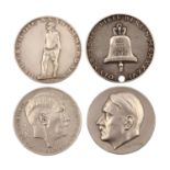 Deutsches Reich 1933-1945 - Konvolut Medaillen 4 Stück,darunter "Das Großdeutsche Reich ist