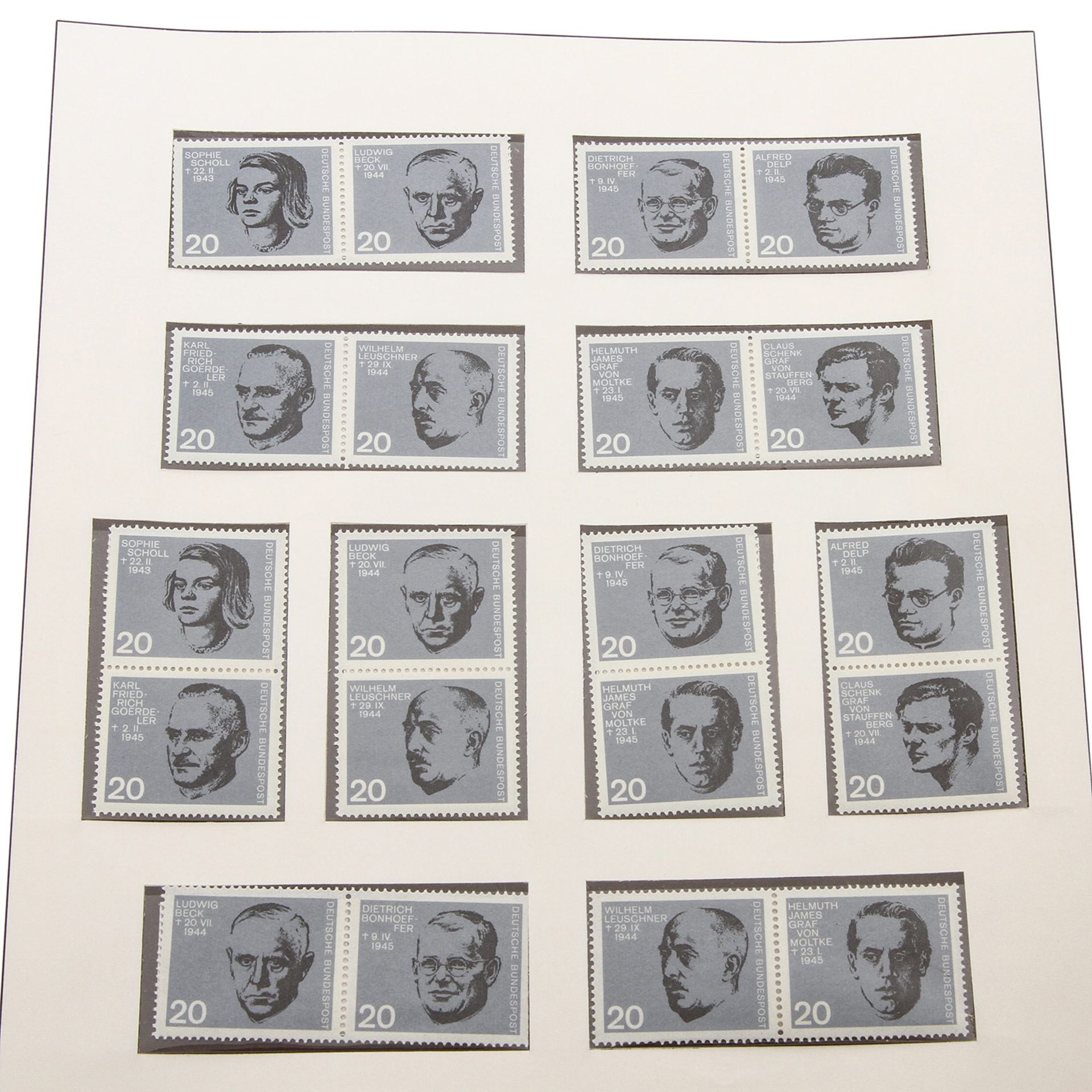 BRD - Sammlung ab 1949 gestempelt komplett bis ca. 1961,dann entweder gestempelt oder postfrisch bis - Bild 2 aus 6