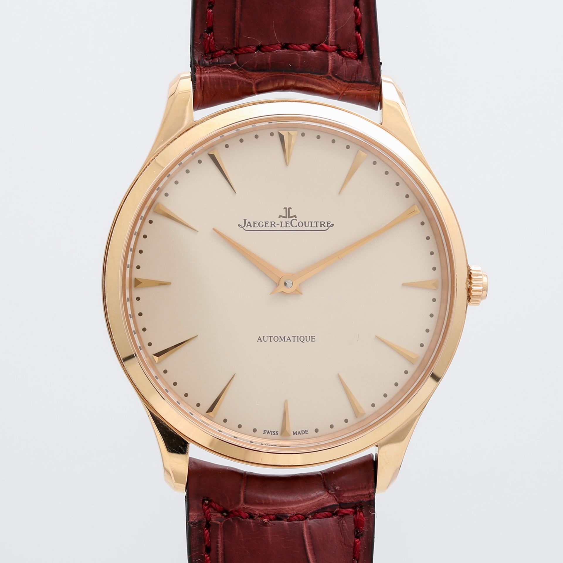 JAEGER LE COULTRE Master Ultra Thin 41, Ref. JLQ1332511, ca. 2014/2015. Rotgold 18K. Automatic-Werk.
