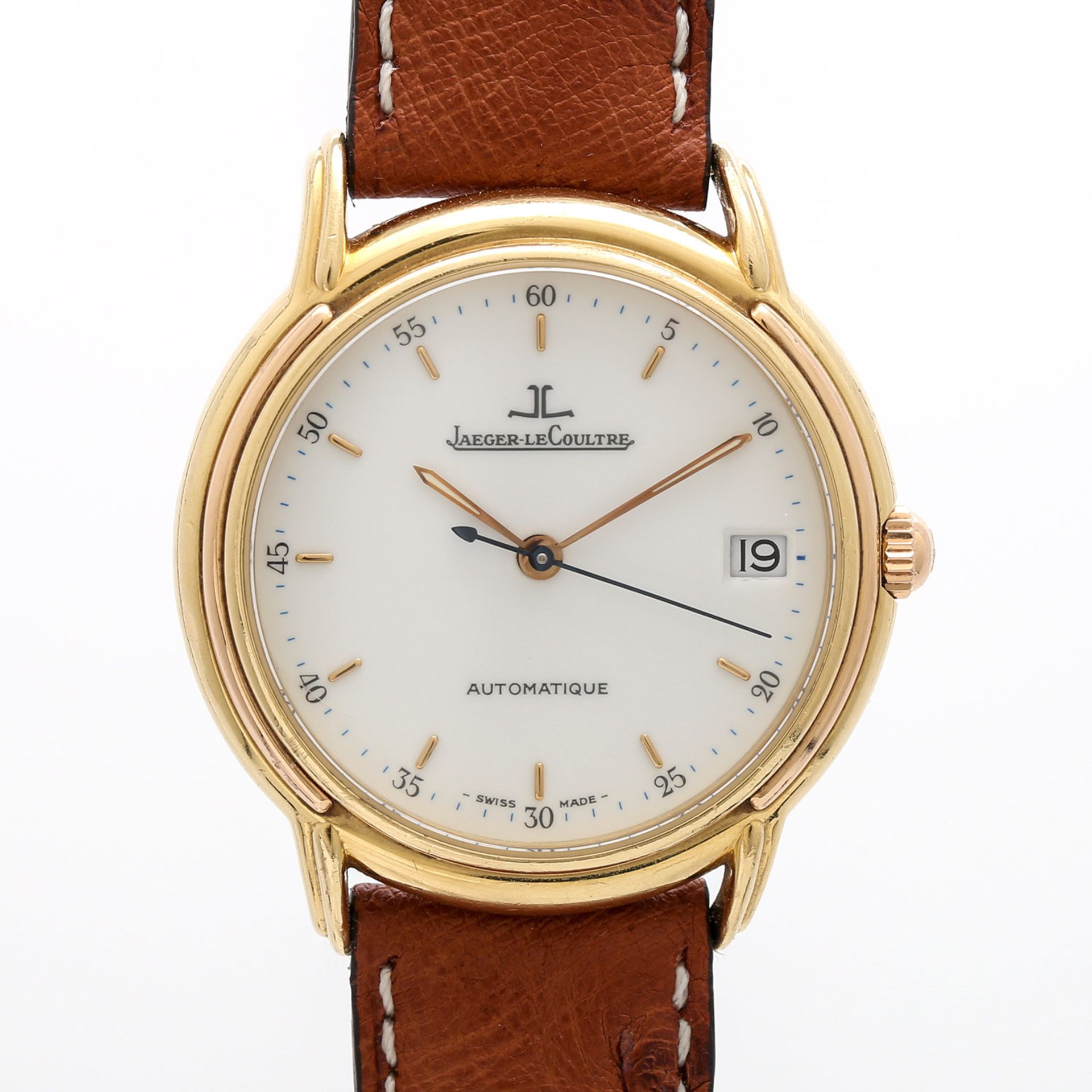 JAEGER LE COULTRE Odysseus Armbanduhr, Ref. 185.7.89. GG 18K. Automatic-Werk. Serien-Nr. 0858. Neues