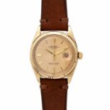 ROLEX Oyster Perpetual Datejust, Ref. 1601, ca. 1960er Jahre. Gold 14K. Automatic-Werk. Serien-