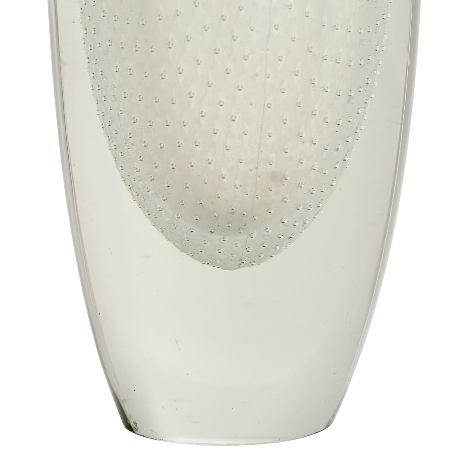 NUUTAJÄRVI Vase, 1950er Jahre. Kristallglas mit einem Dekor von eingeschlossenen Luftbläschen, - Bild 2 aus 5