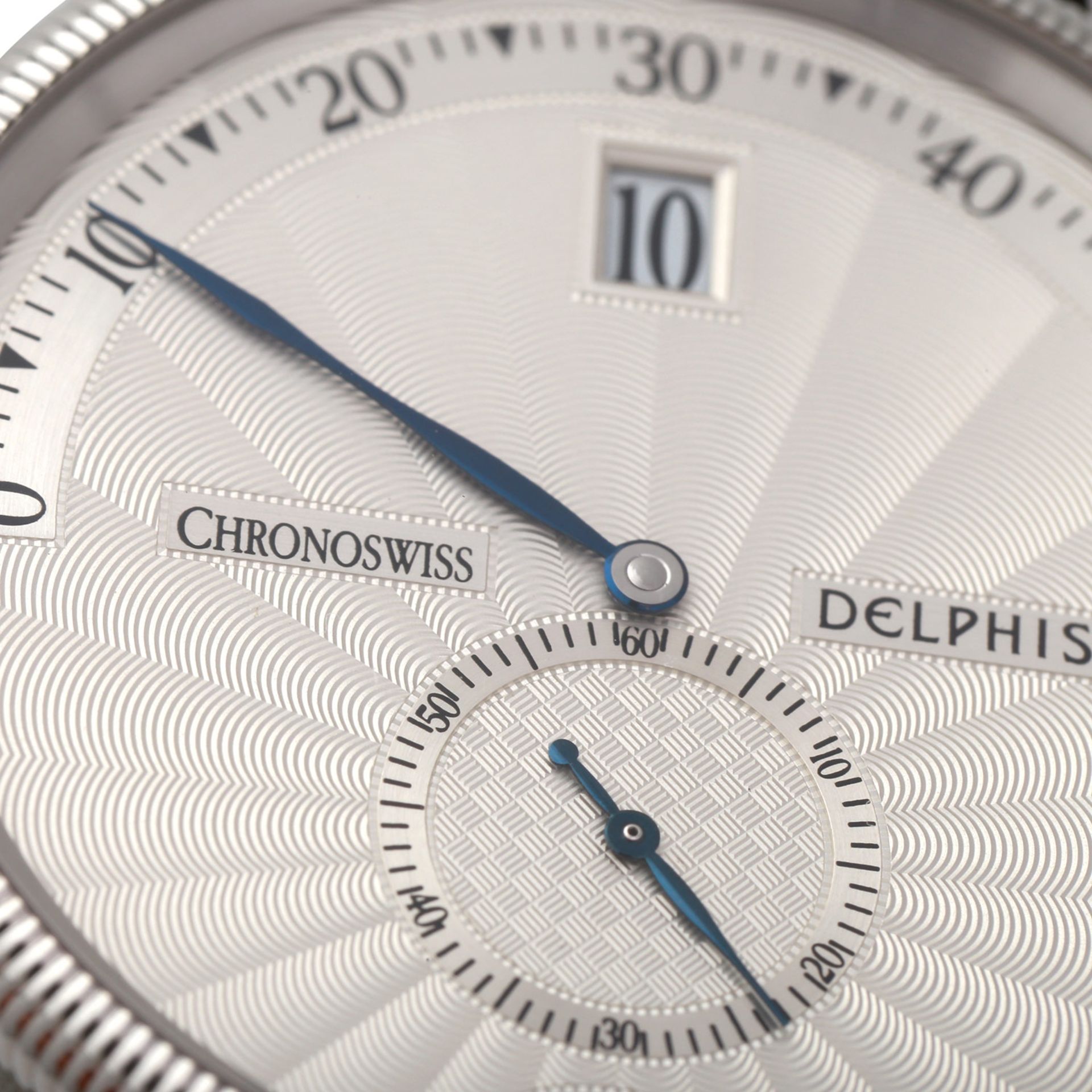 CHRONOSWISS Delphis Herrenuhr, Ref. CH 1423. Edelstahl. Automatic-Werk unter Sichtboden, Cal. 124. - Image 5 of 5