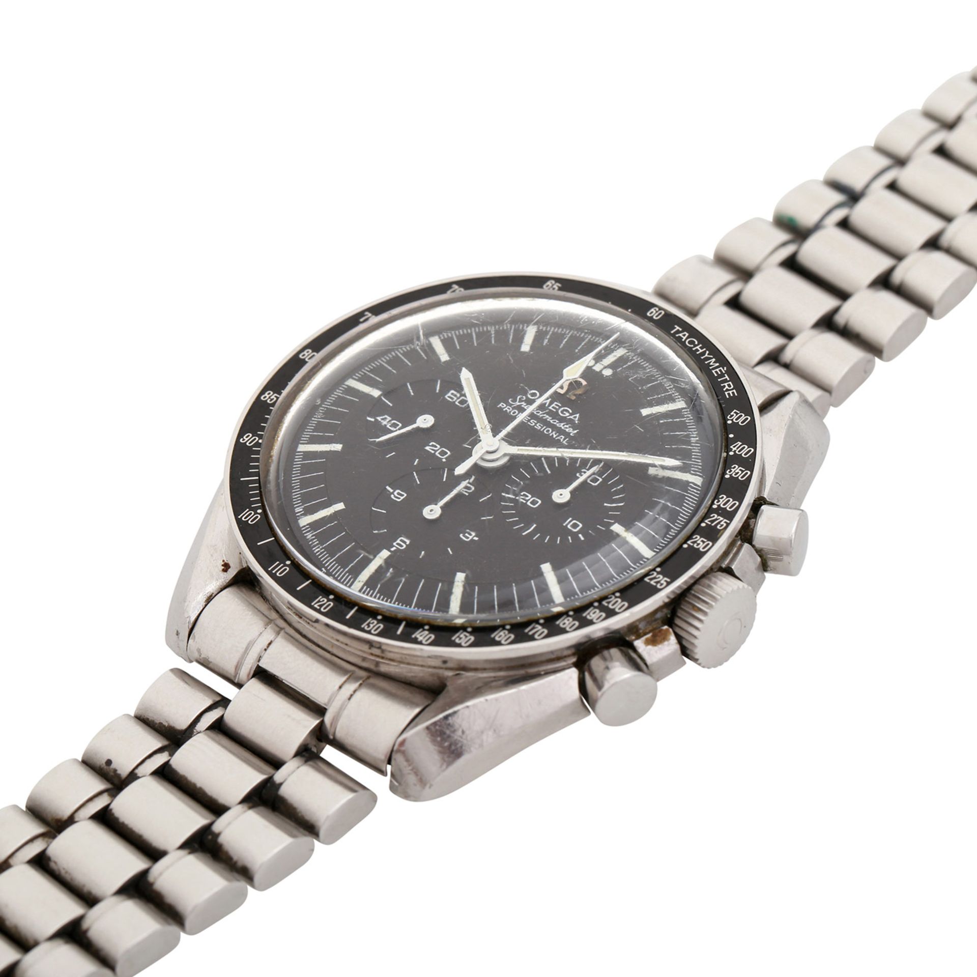 OMEGA Speedmaster Chronograph, Edelstahl. Handaufzugwerk, Cal. 321. Werk-Nr.: 24539947. Gehäuse- - Image 4 of 5