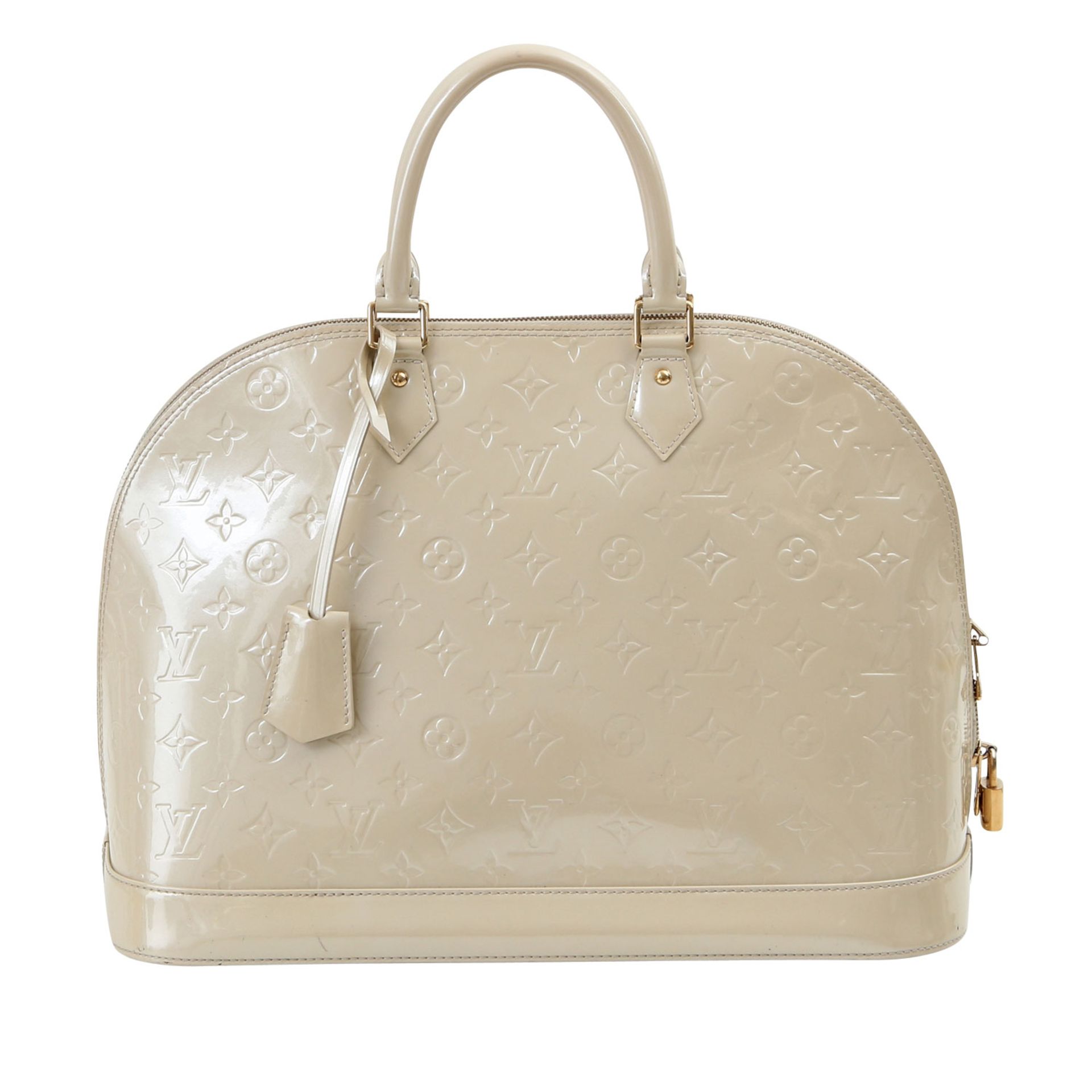 LOUIS VUITTON Henkeltasche "ALMA GM", Koll.: 2010. NP.: ca. 2100,-€. Monogram Vernis Leder Serie