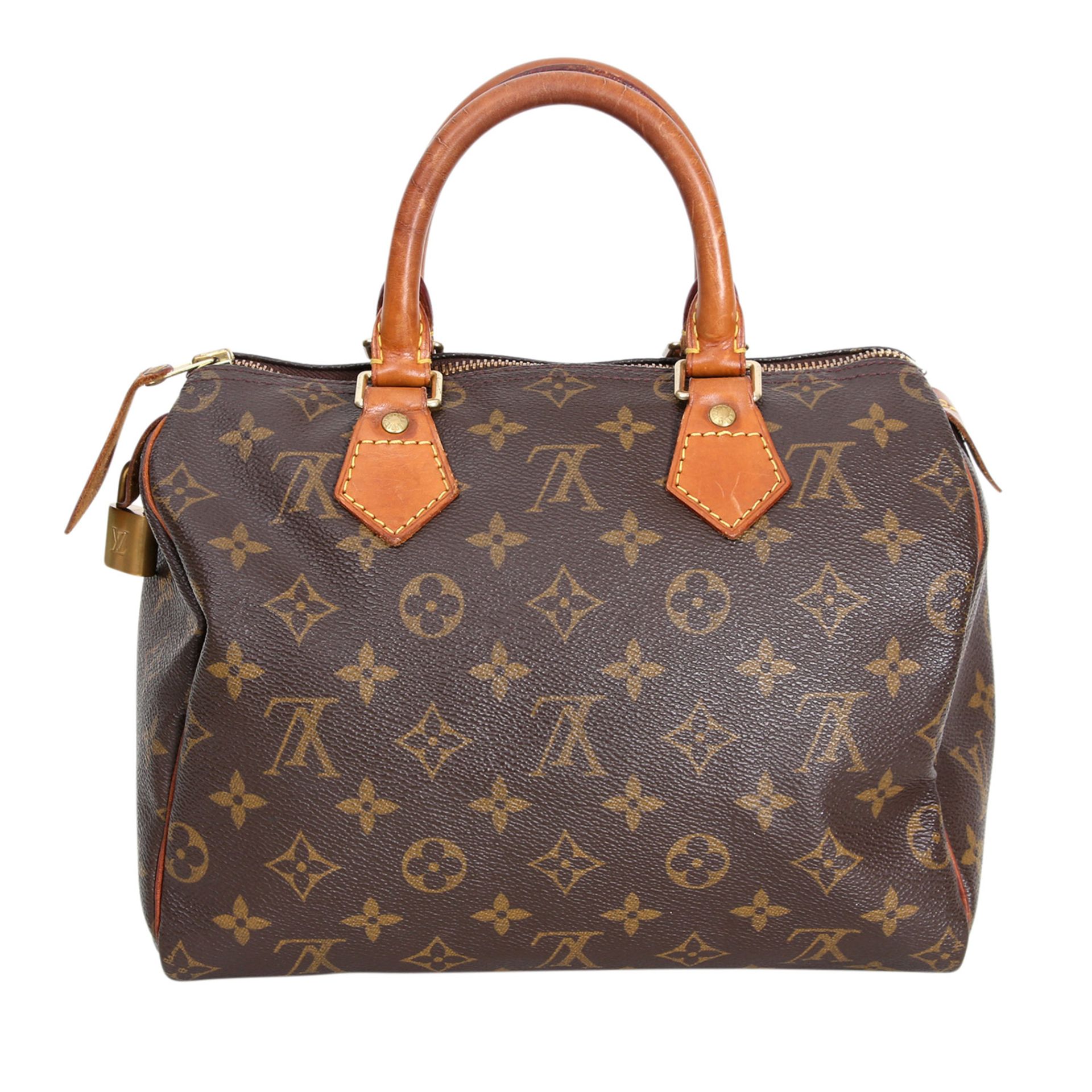 LOUIS VUITTON Henkeltasche "SPEEDY 25" Koll.: 1998, akt. NP.: 785,-€. Monogram Canvas Serie mit