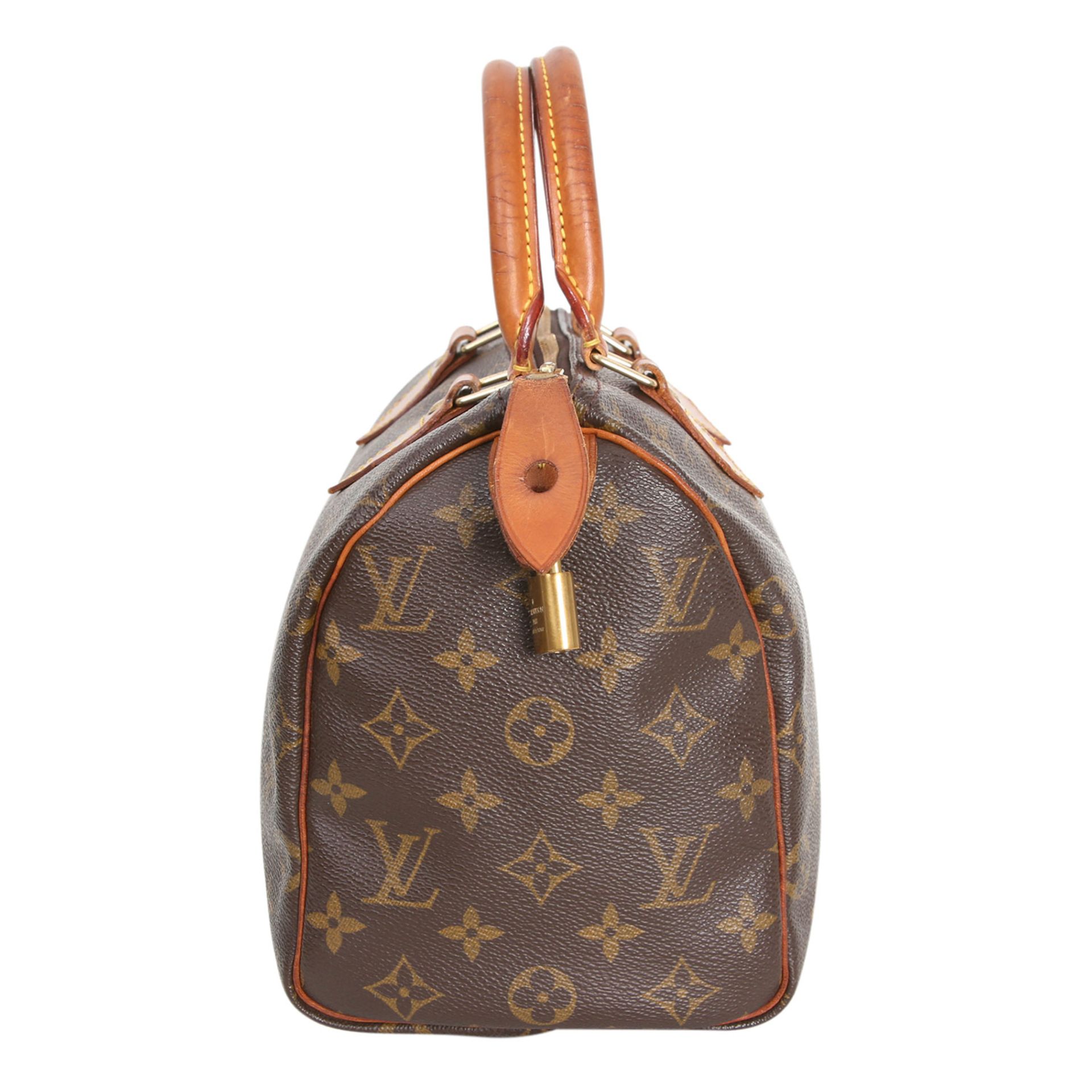 LOUIS VUITTON Henkeltasche "SPEEDY 25" Koll.: 1998, akt. NP.: 785,-€. Monogram Canvas Serie mit - Image 3 of 6