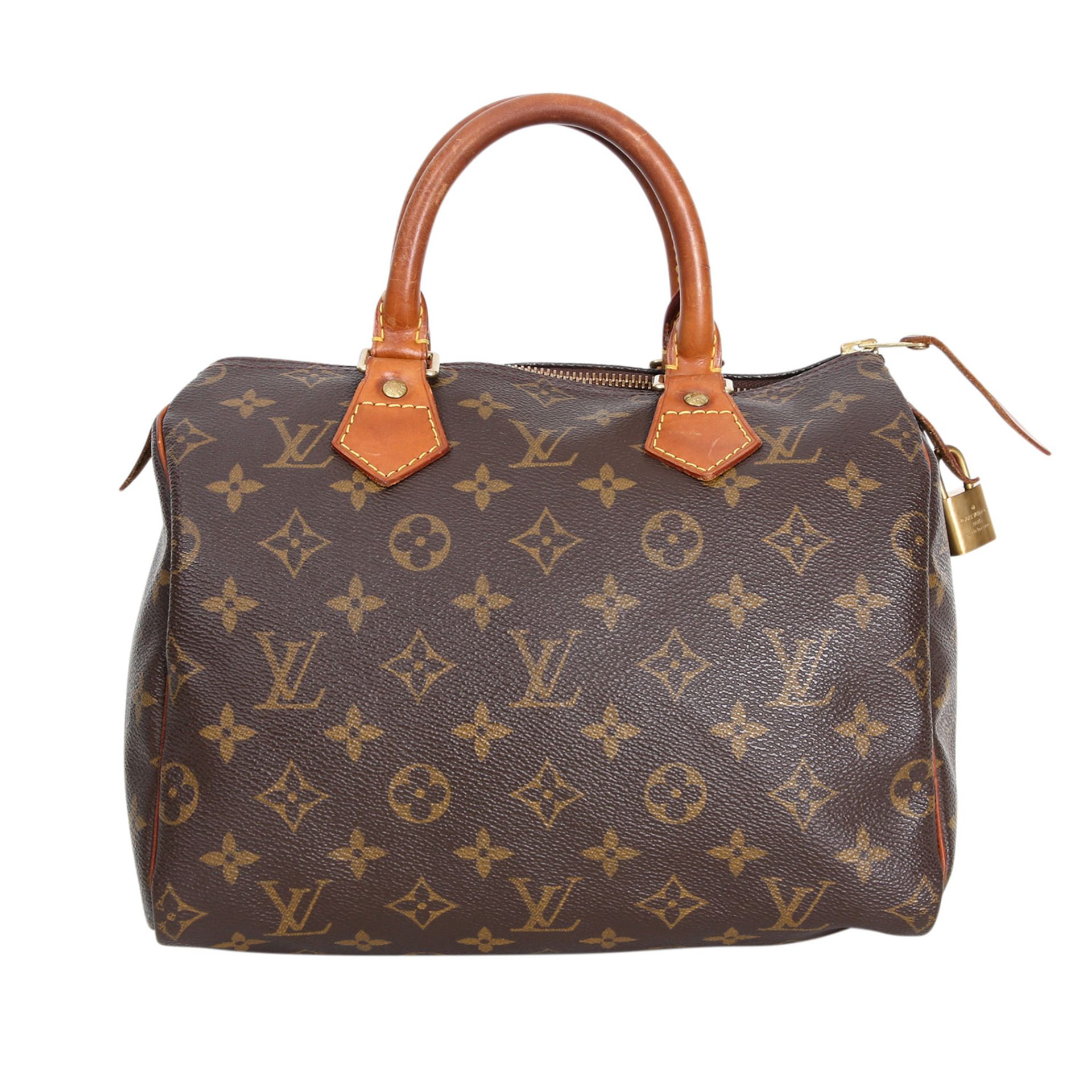 LOUIS VUITTON Henkeltasche "SPEEDY 25" Koll.: 1998, akt. NP.: 785,-€. Monogram Canvas Serie mit - Image 4 of 6