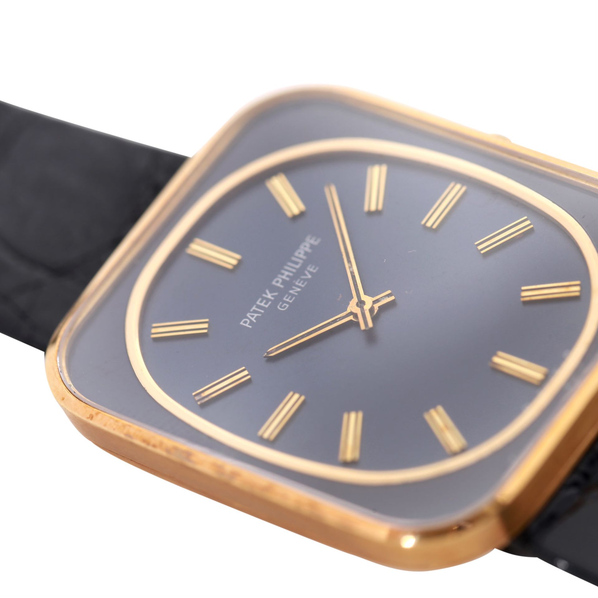 PATEK PHILIPPE Vintage Herrenuhr, Ref. 3582, ca. 1970er Jahre. Gold 18K. Handaufzugwerk, Cal. 23- - Bild 5 aus 5