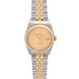 ROLEX Datejust Vintage Herrenuhr, Ref. 16233, R-Serie, ca. 1987/88. Edelstahl/Gold 18K.