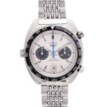 HEUER Autavia Jo Siffert Vintage Herrenuhr, Ref. 1163, ca. 1960/70er Jahre. Edelstahl. Automatic-