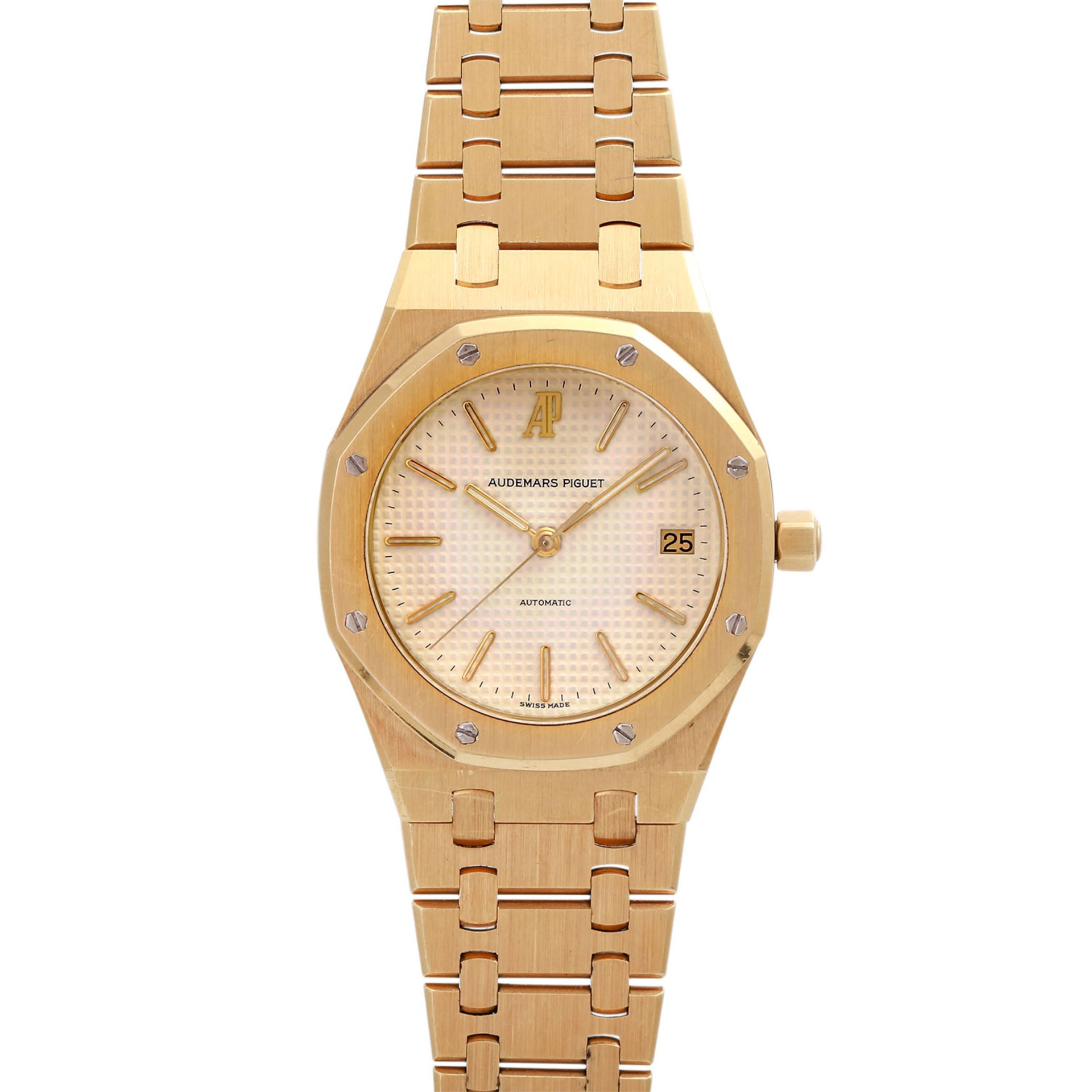 AUDEMARS PIGUET Royal Oak Vintage Herrenuhr, ca. 1980/90er Jahre. Gold 18K. Automatic-Werk, Cal. 21C