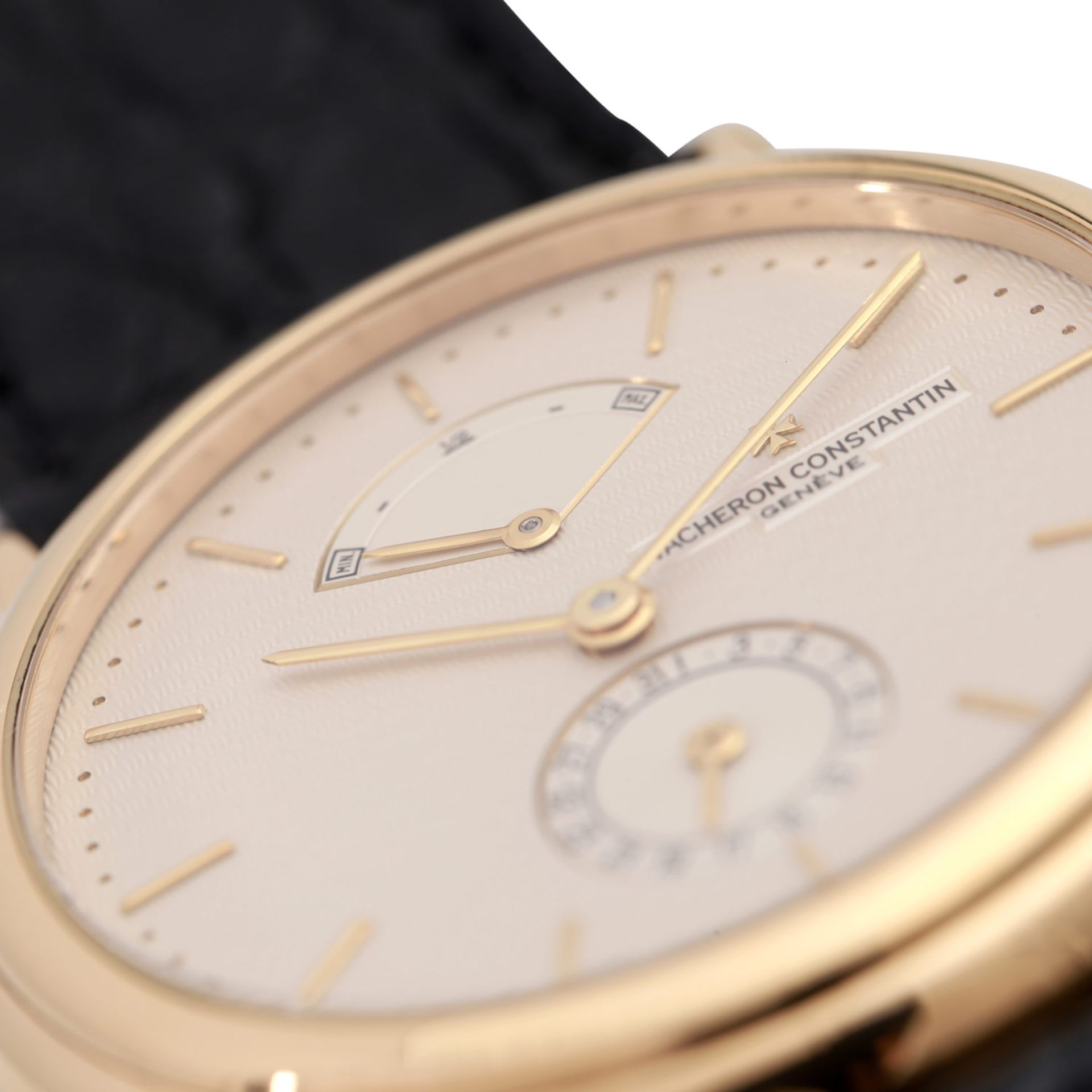 VACHERON & CONSTANTIN Les Historiques Reserve du Marche Herrenuhr, Ref. 48101. Gold 18K. Automatic- - Bild 5 aus 6