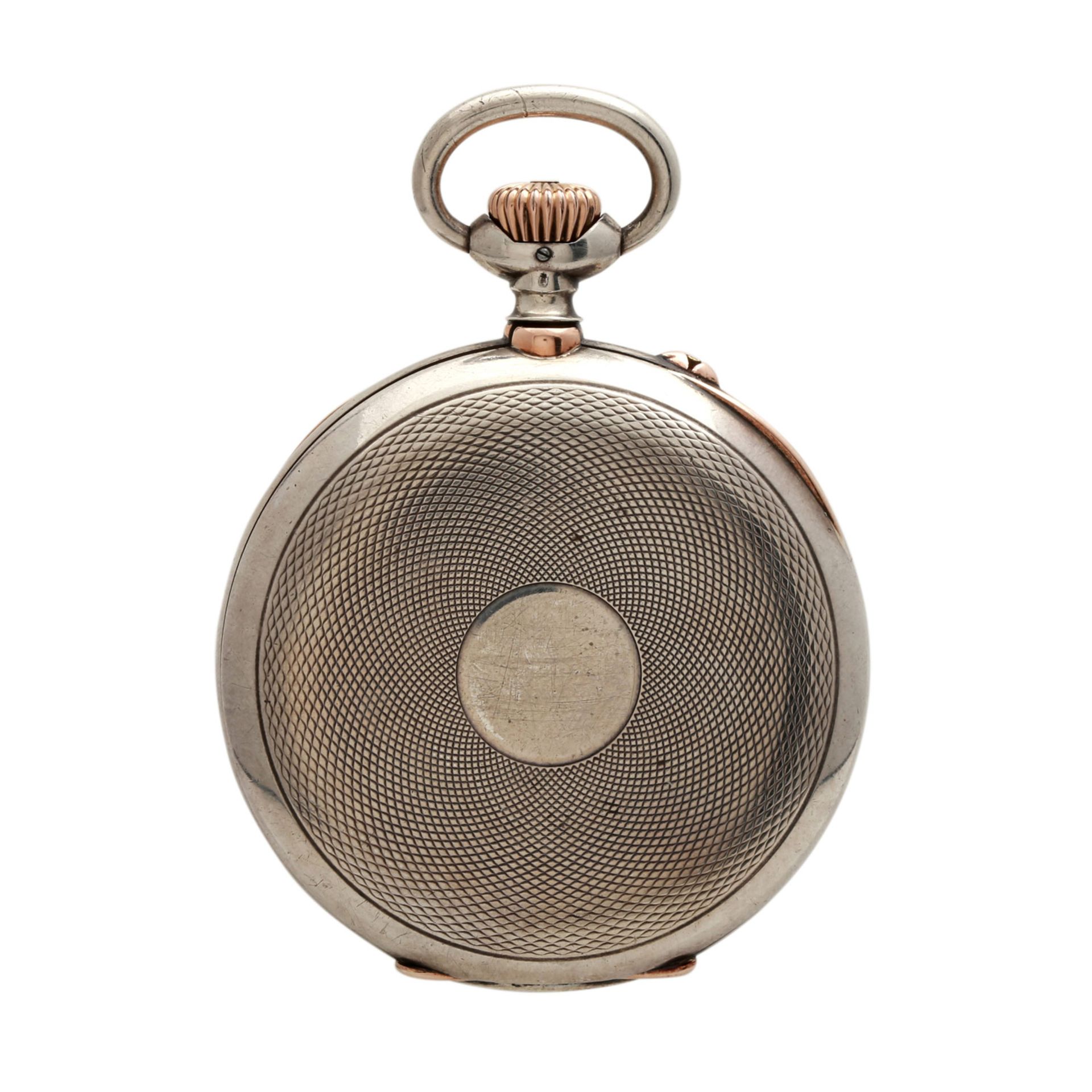 JULIUS ASSMANN Glashütte Taschenuhr, ca. 1910/20er Jahre, Lepine Gehäuse in Silber 935 (auch - Bild 4 aus 9