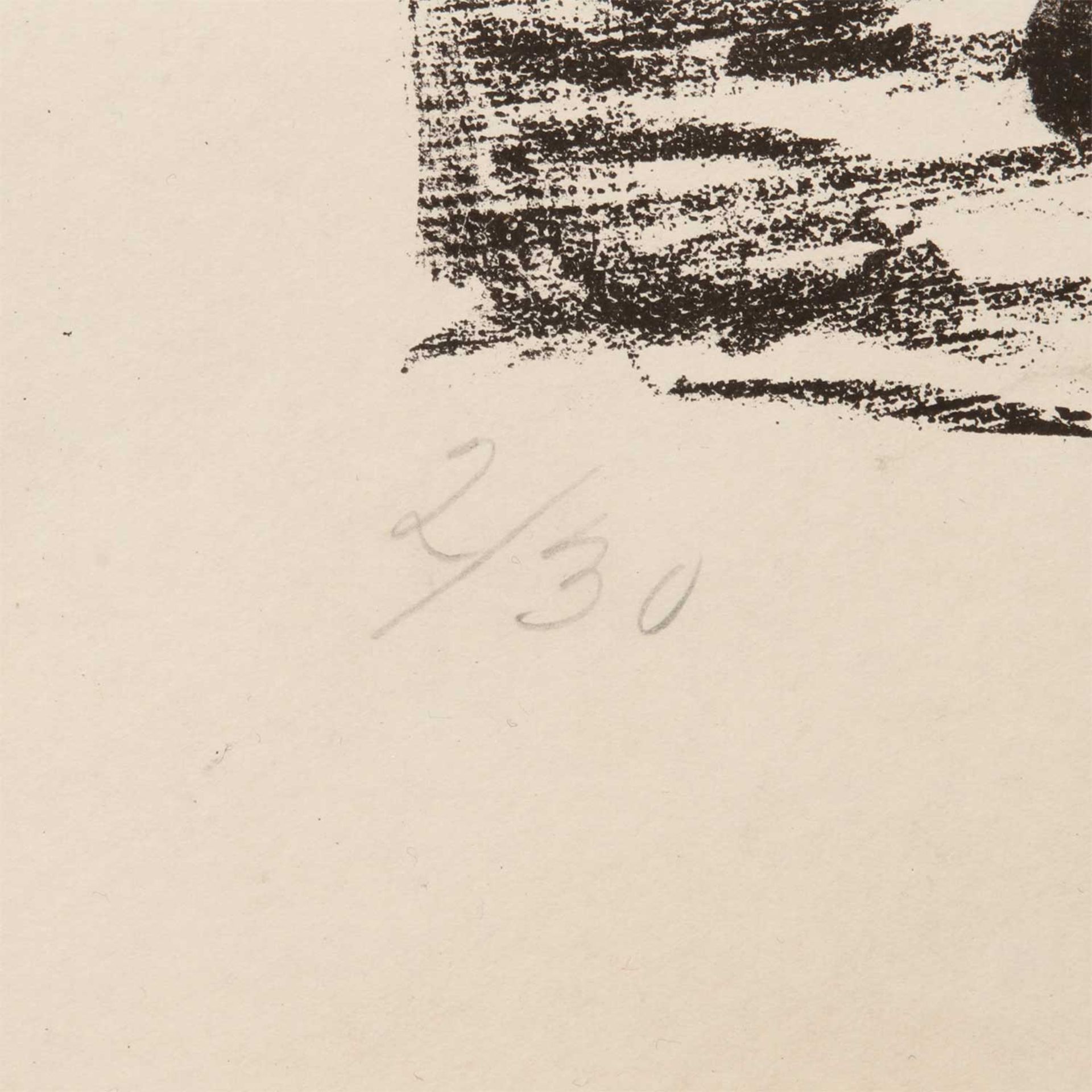 DIX, OTTO (1891 - 1969), "Masken I",Lithographie/chamoisfarbenes Papier, in der Platte sign. u. dat. - Bild 4 aus 5