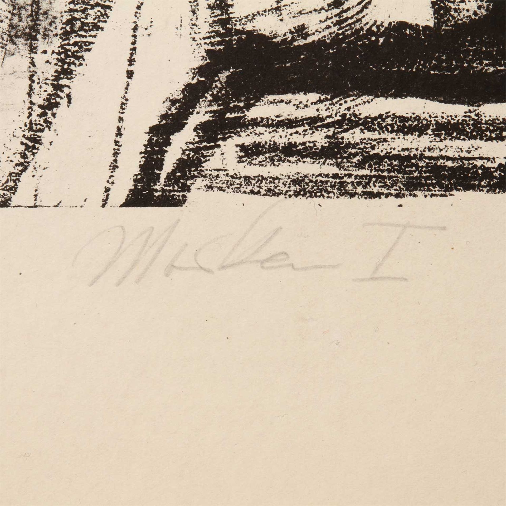 DIX, OTTO (1891 - 1969), "Masken I",Lithographie/chamoisfarbenes Papier, in der Platte sign. u. dat. - Bild 3 aus 5