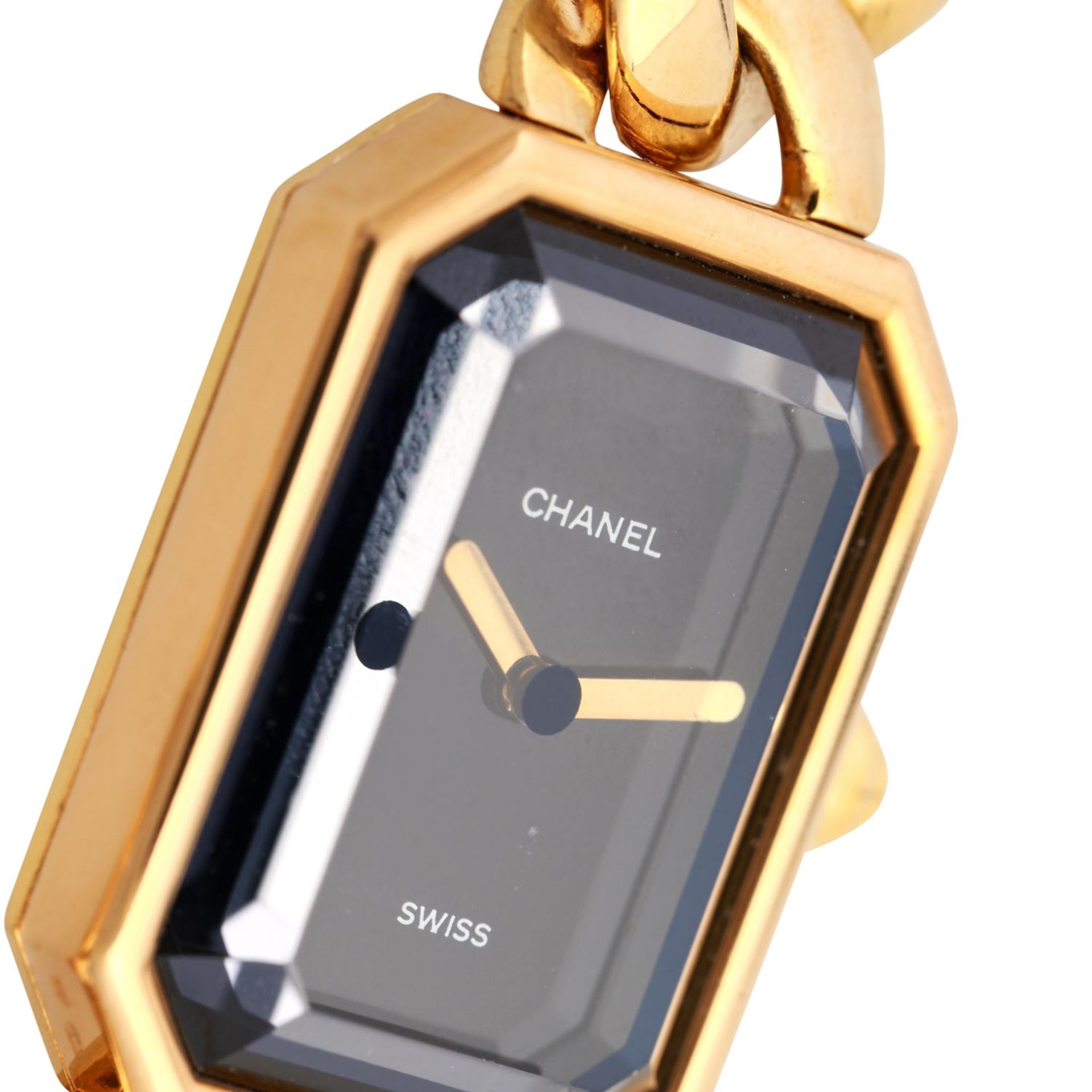 CHANEL Prèmiere Vintage Damenuhr, ca. 1980er Jahre. Gold 18K.Quarz-Werk (Batterie neu 10/2018, Uhr - Image 6 of 6