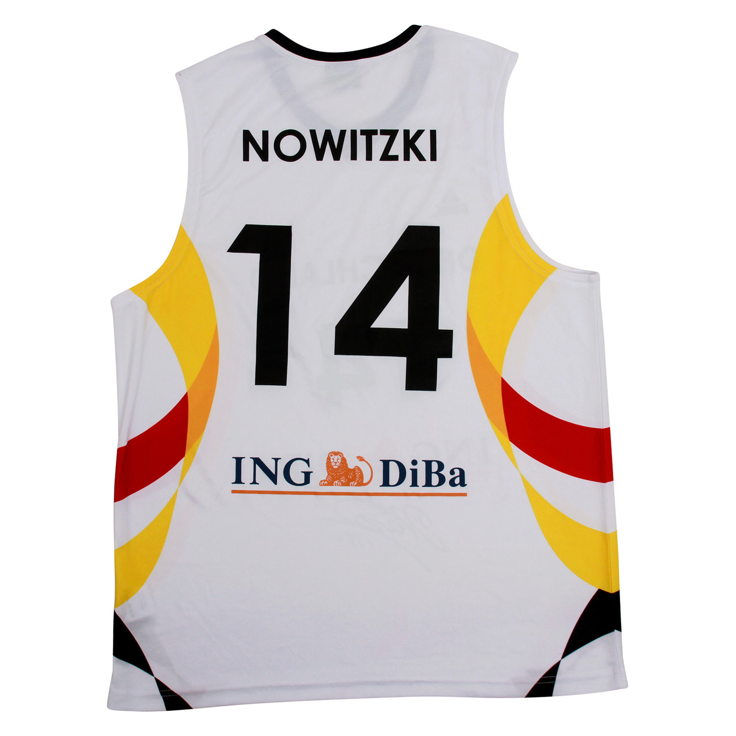 Basketballtrikot "Peak", handsigniert Dirk Nowotzki, Euro Größe L.Trikot ungetragen, Dirk Nowotzki - Image 2 of 5