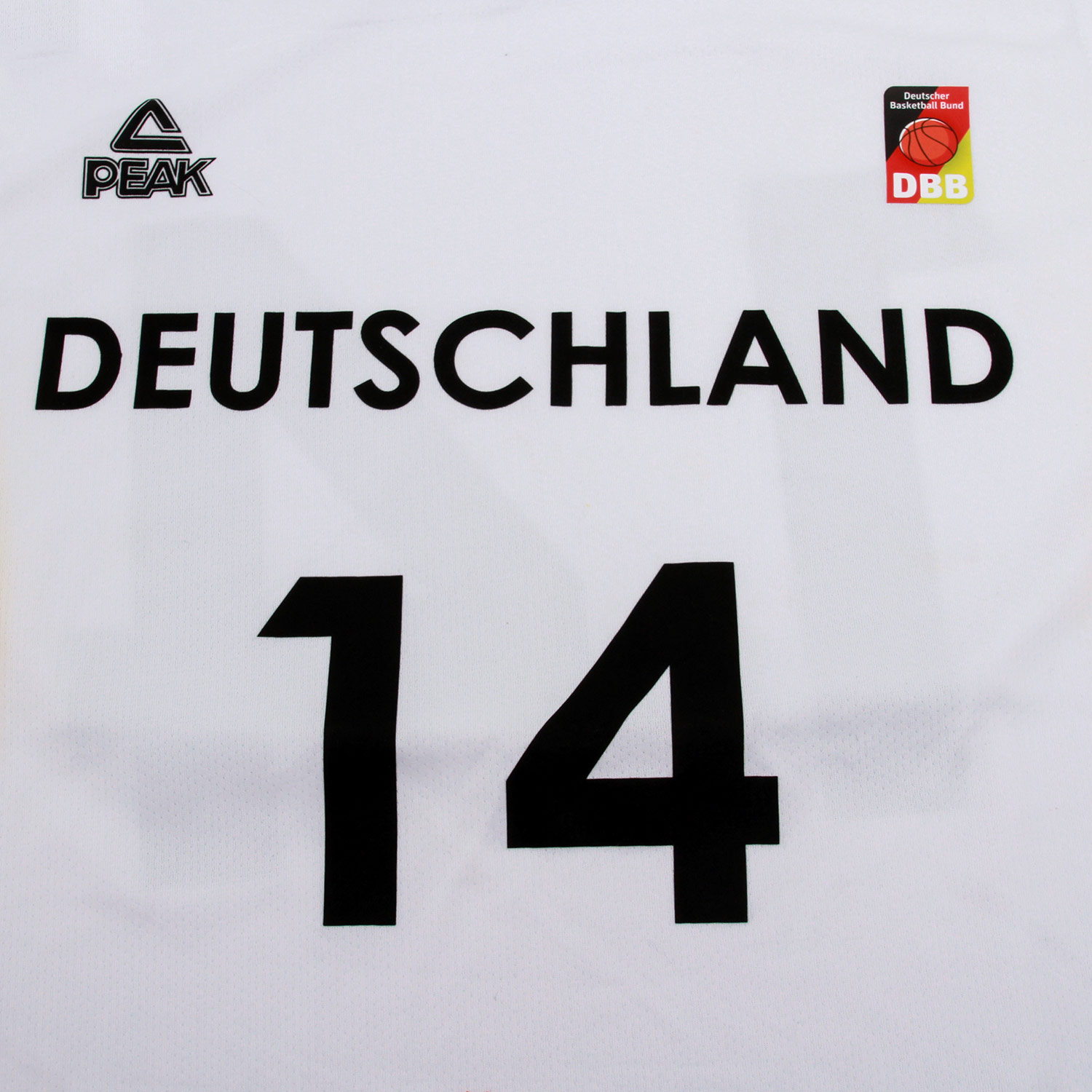 Basketballtrikot "Peak", handsigniert Dirk Nowotzki, Euro Größe L.Trikot ungetragen, Dirk Nowotzki - Image 4 of 5