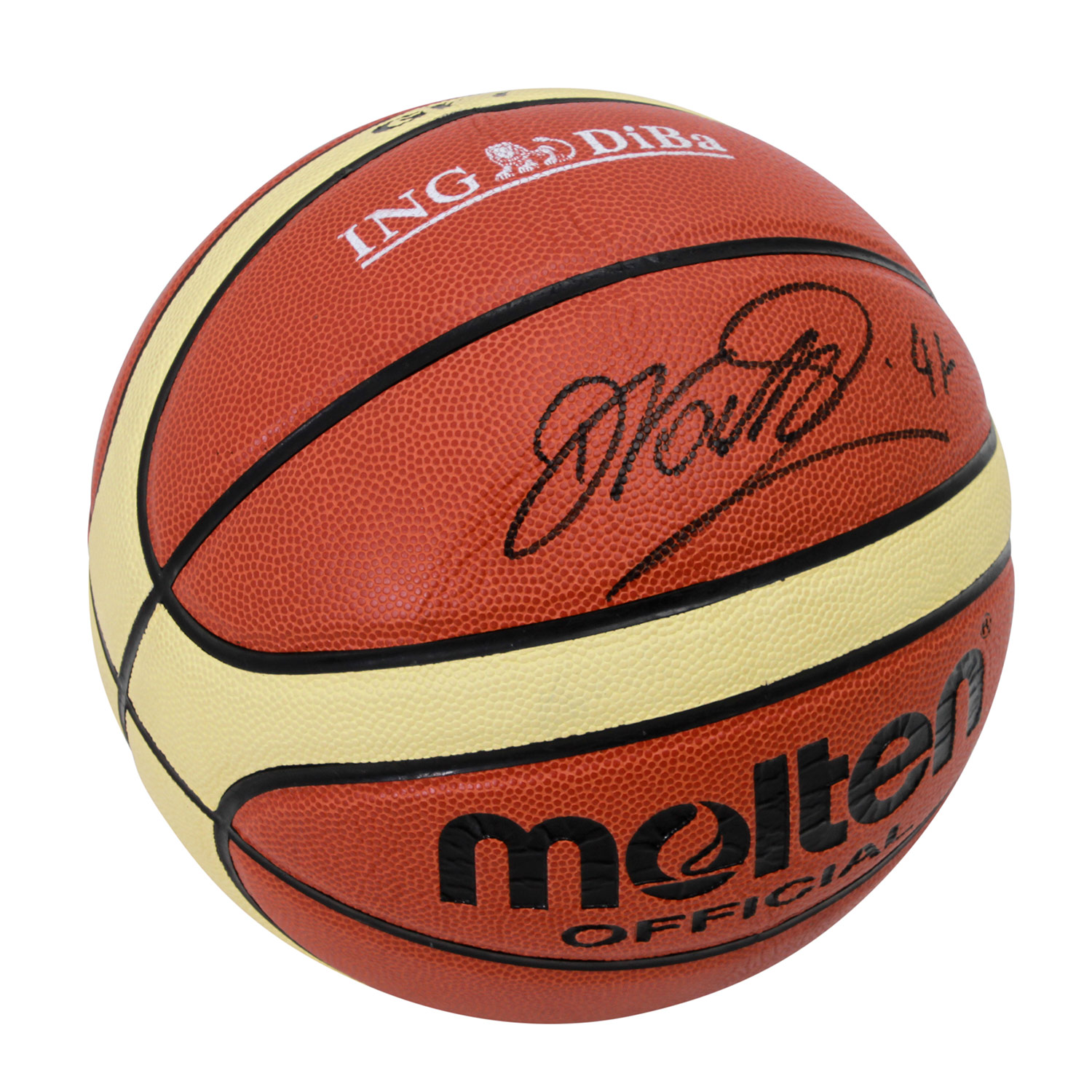 Basketball FIBA Category GF 7, handsigniert von Dirk Nowitzki.Ball unbespielt, Neupreis ca. 80 bis - Image 2 of 5