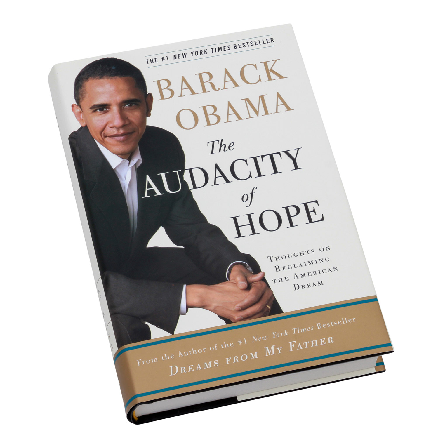 Buch von Barack Obama "Audacity of Hope" mit orig. Handsignatur,"Thougths on reclaiming the american